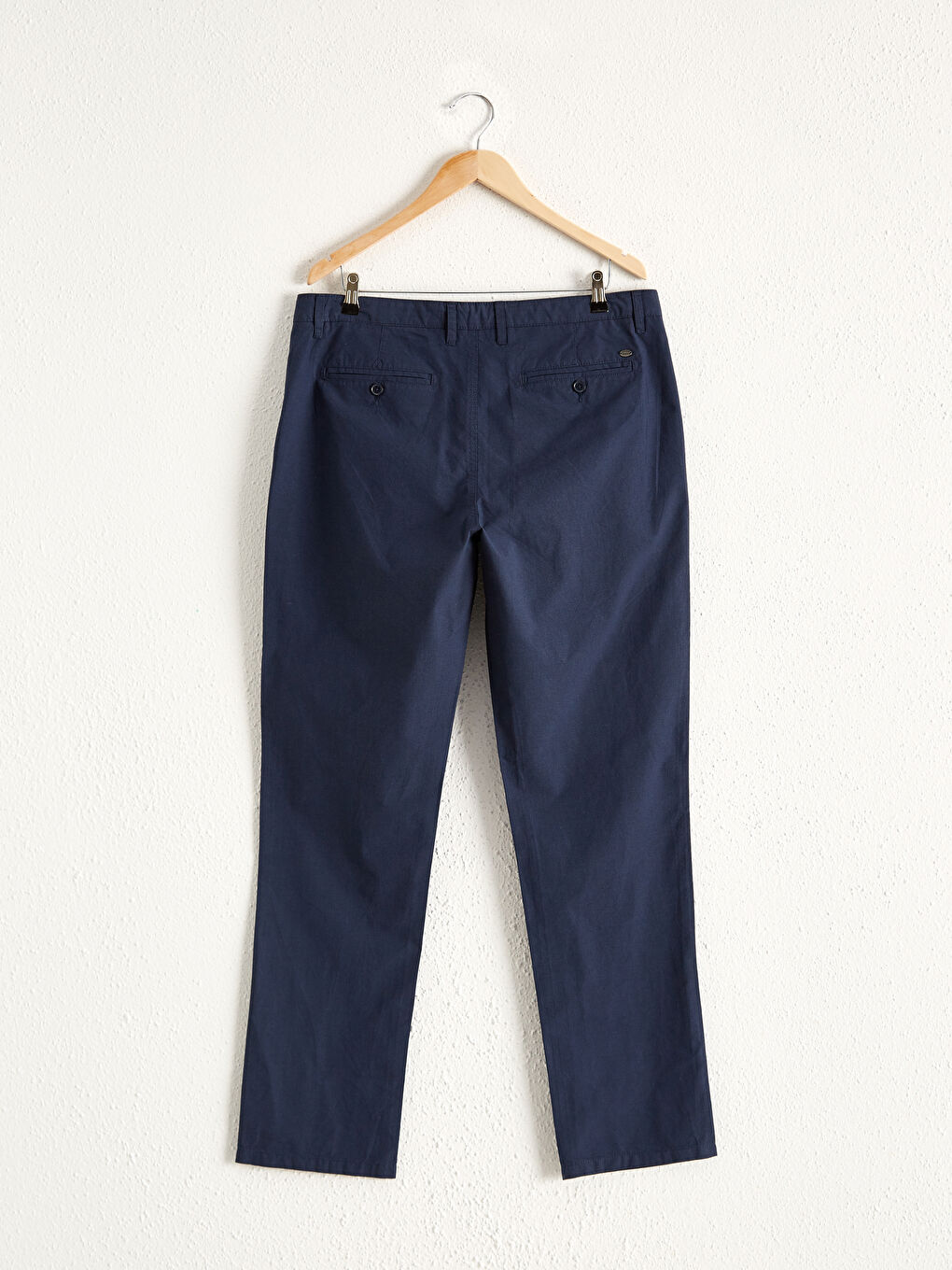 Standard Fit Textured Trousers-1