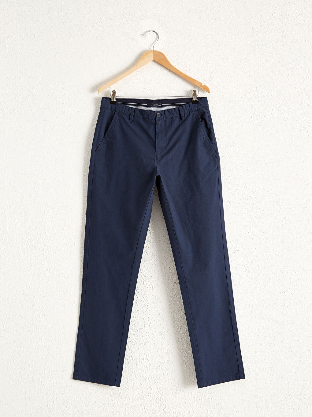 Standard Fit Textured Trousers