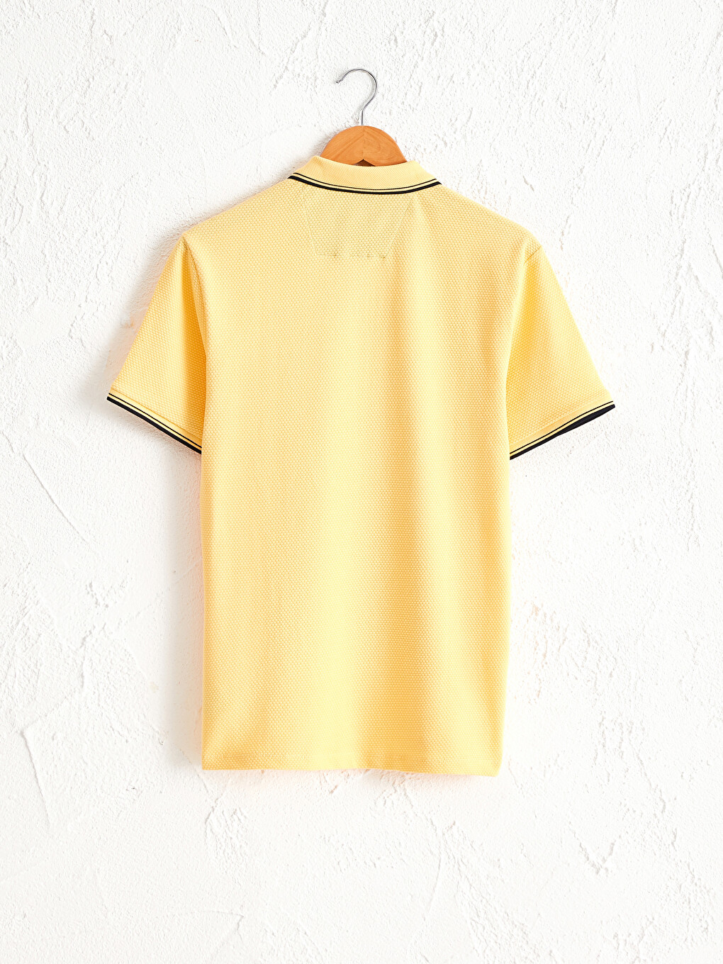 Tricou Cu Guler Înalt Și Mânecă Scurtă-1
