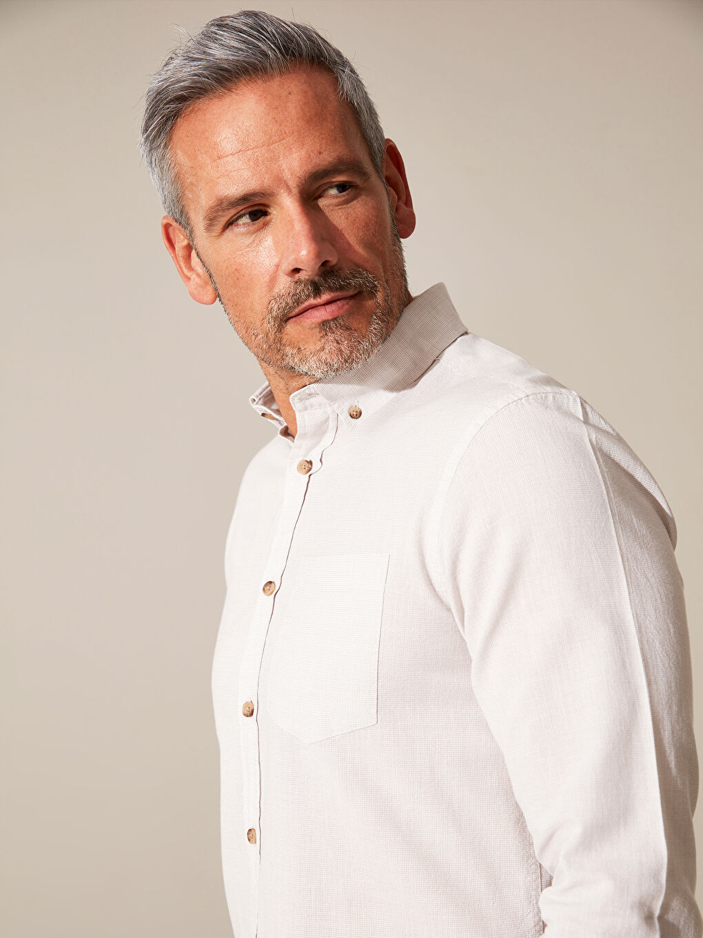 Chemise manches longues coupe régulière  -2