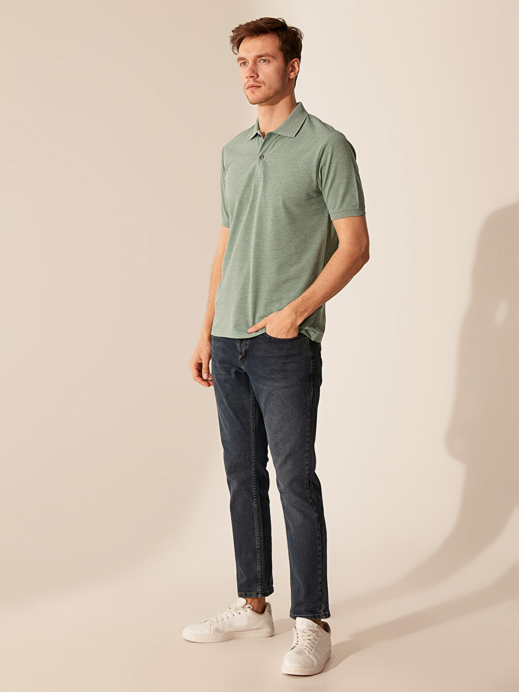 Yeşil Pike Erkek Tişört-3