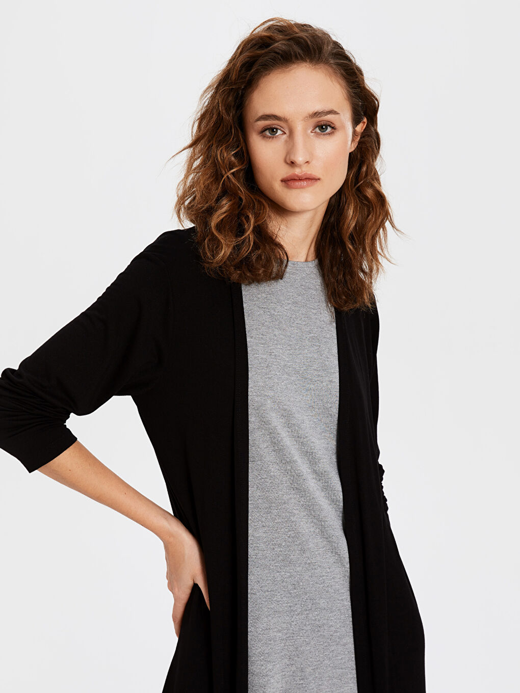 LCW Modest Duge Fleksibilne Viskozne Ženske Haljine -0S7580Z8-CVL