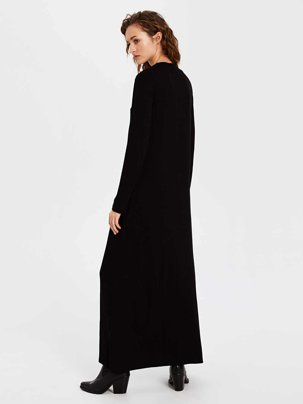 LCW Modest Duge Fleksibilne Viskozne Ženske Haljine -0S7580Z8-CVL