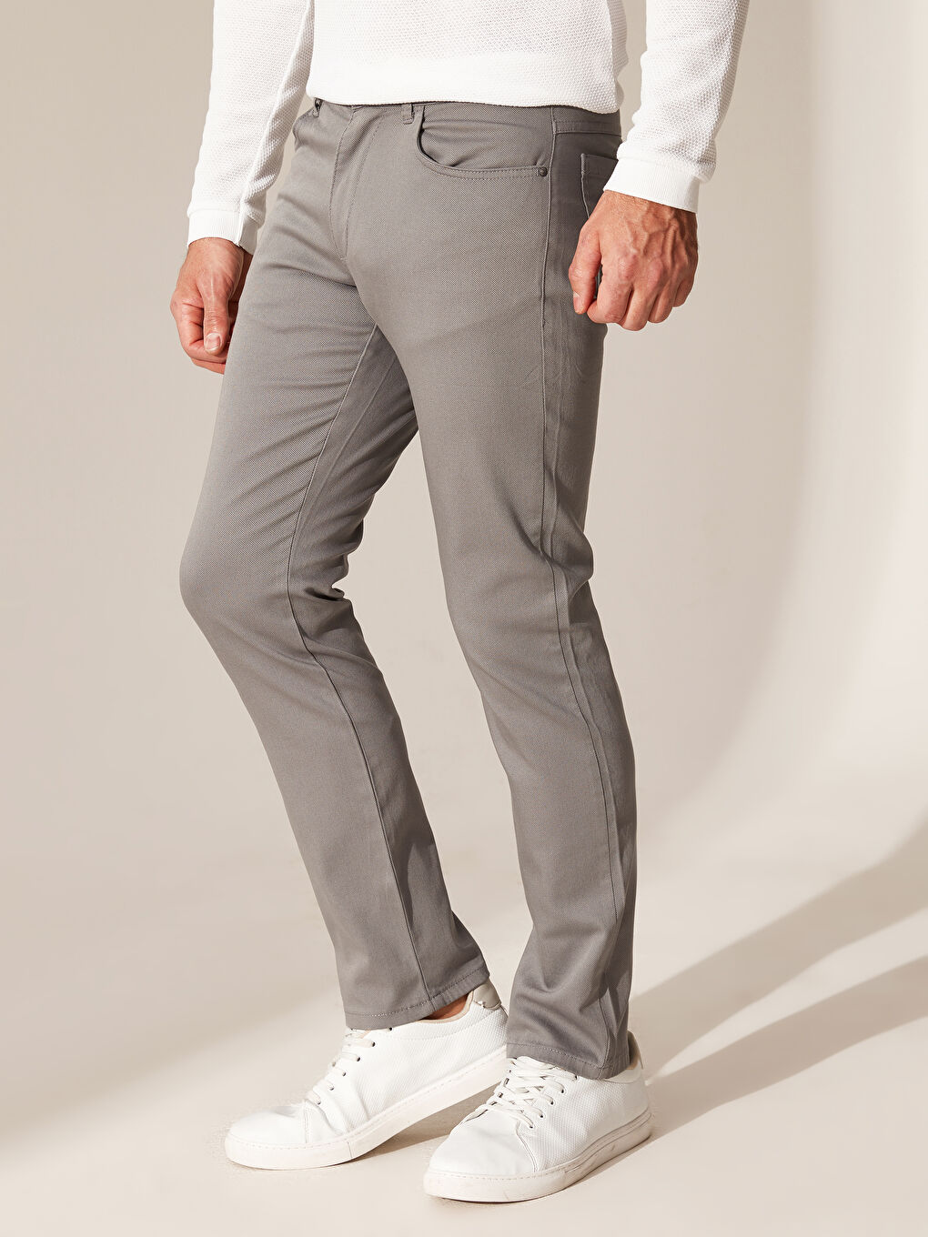 Pantalon GRIS Homme-2