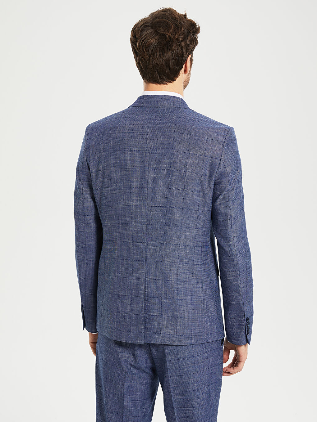 LCWAIKIKI Formal جاكيت بدلة كاروهات رفيع -0S7810Z8-LMR