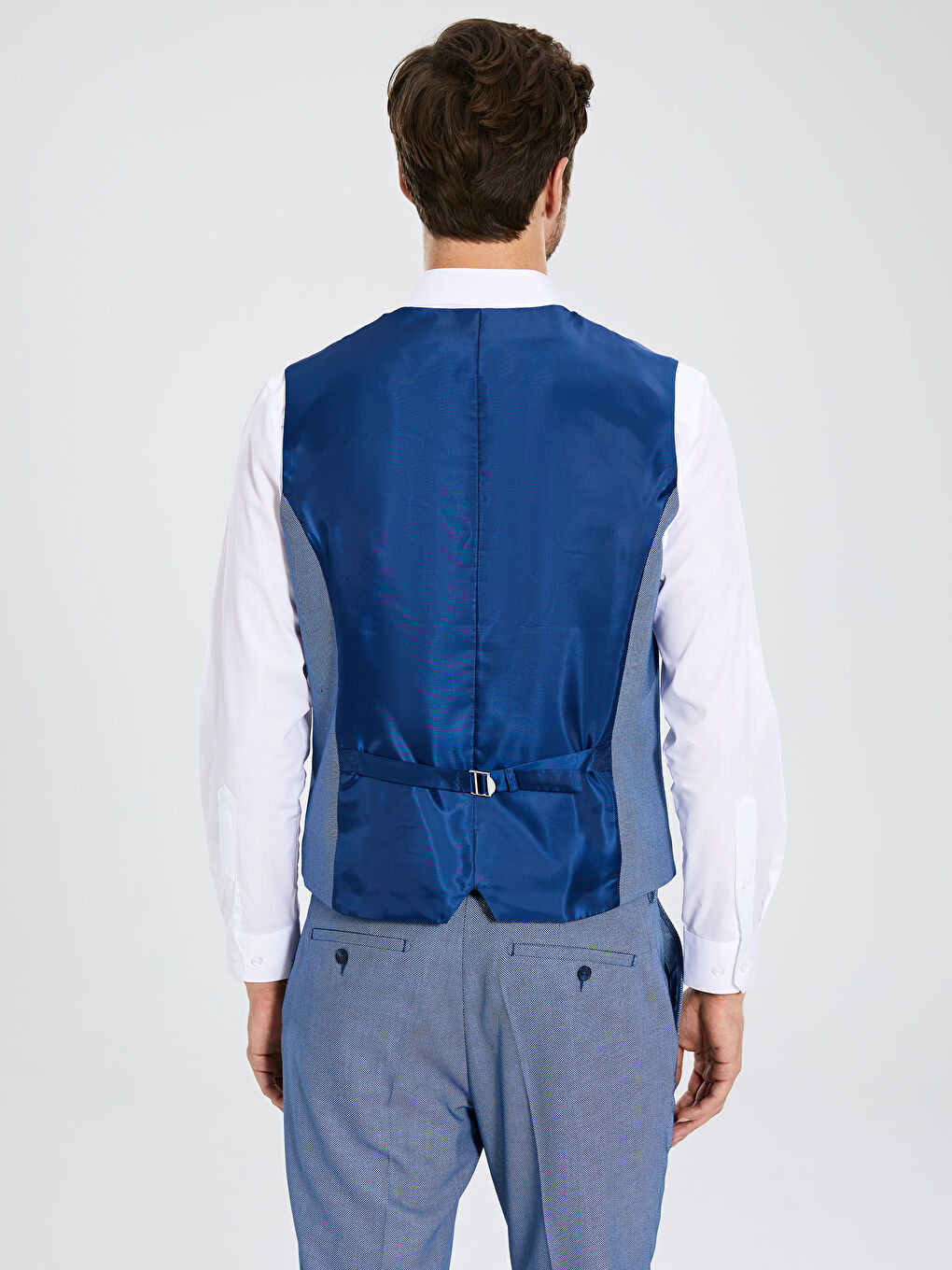 Экстра узкий двубортный жилет-2