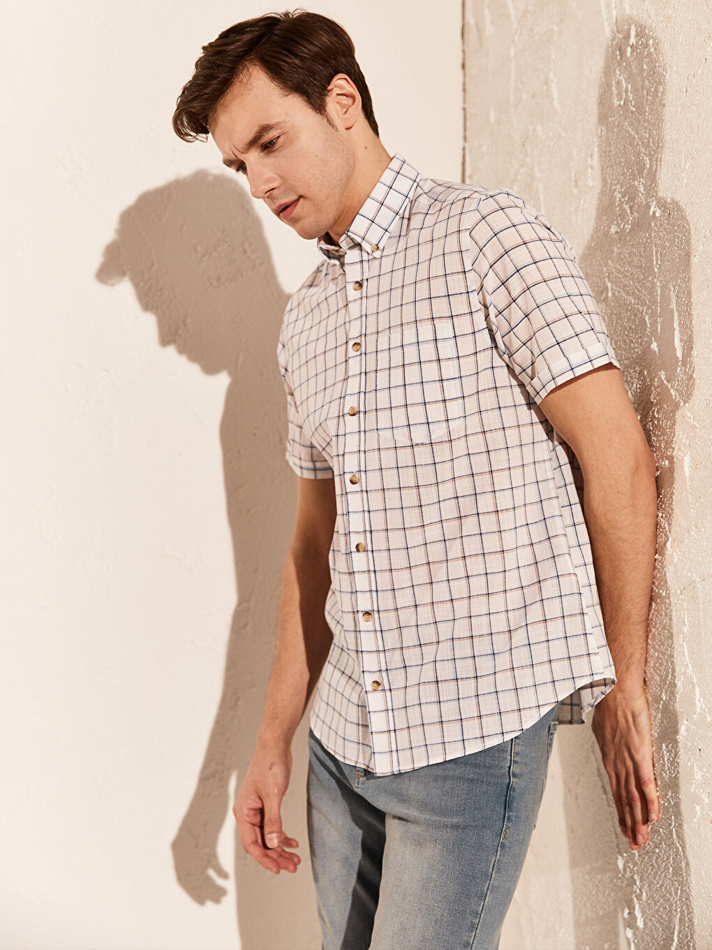 Сорочка з попліну для чоловіків