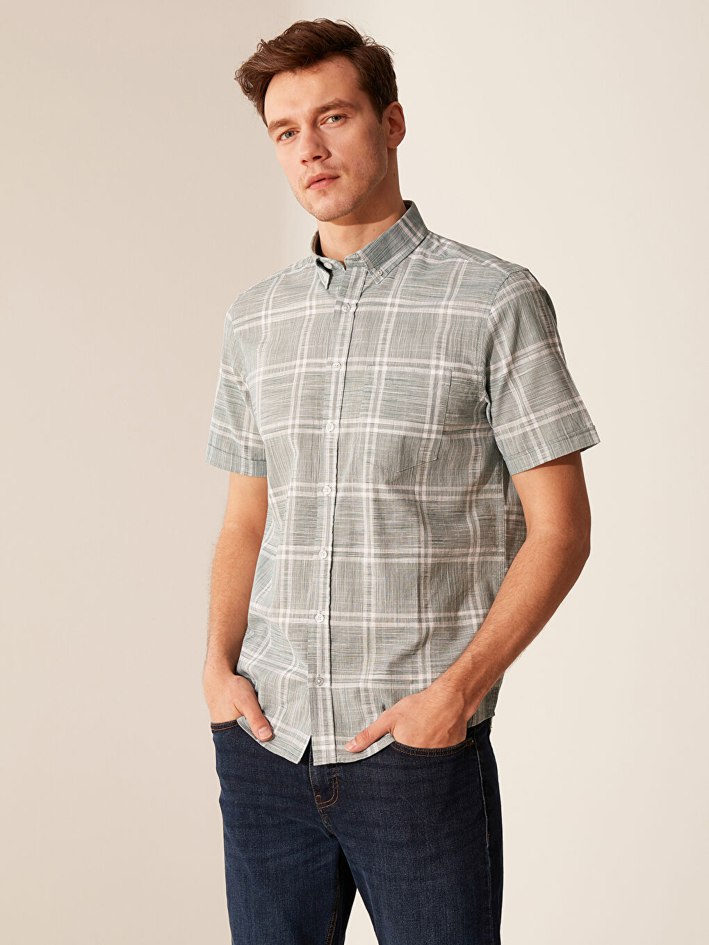 Poplin Men's Shirt-1