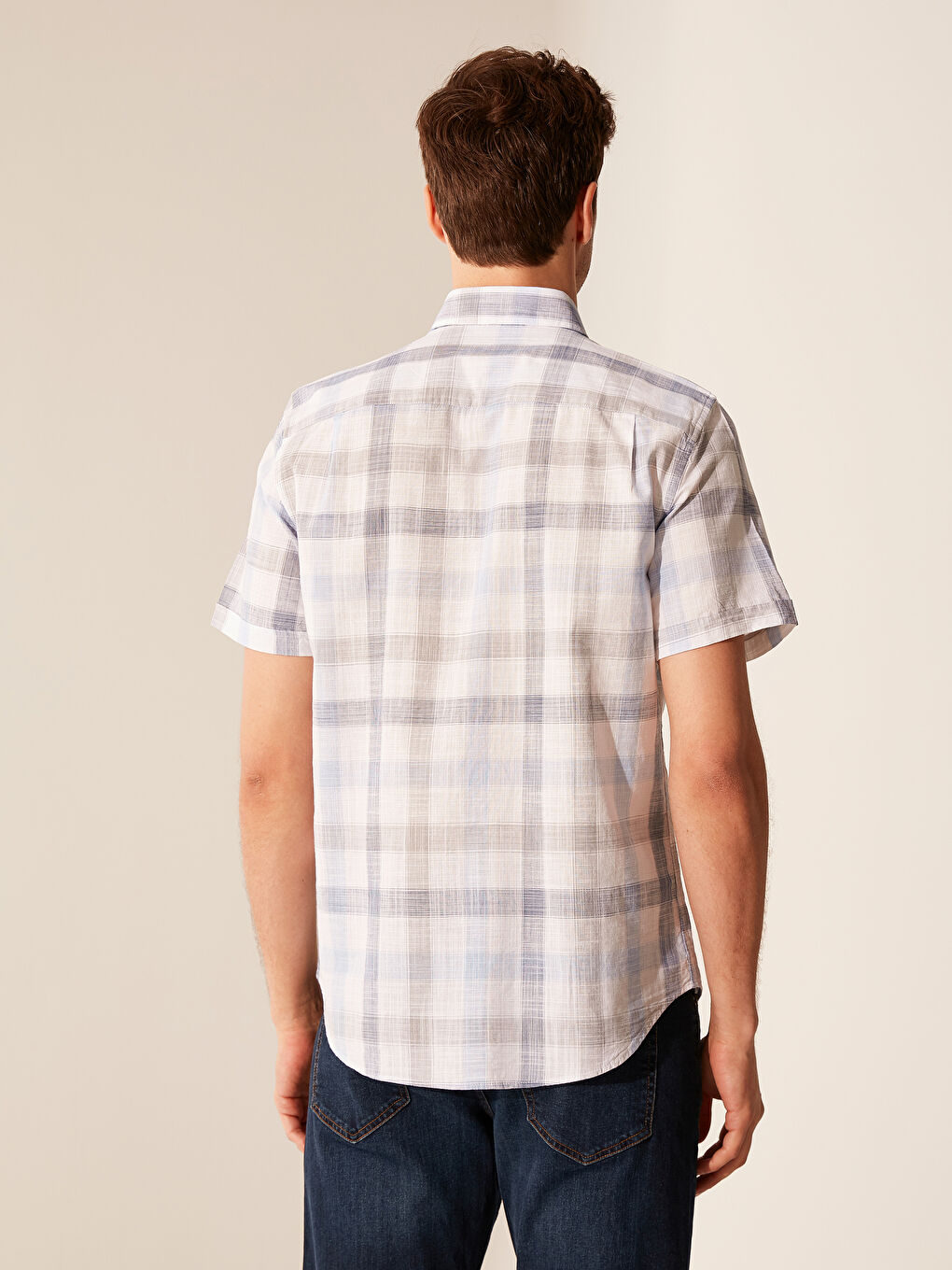 Мужская рубашка из поплина-2