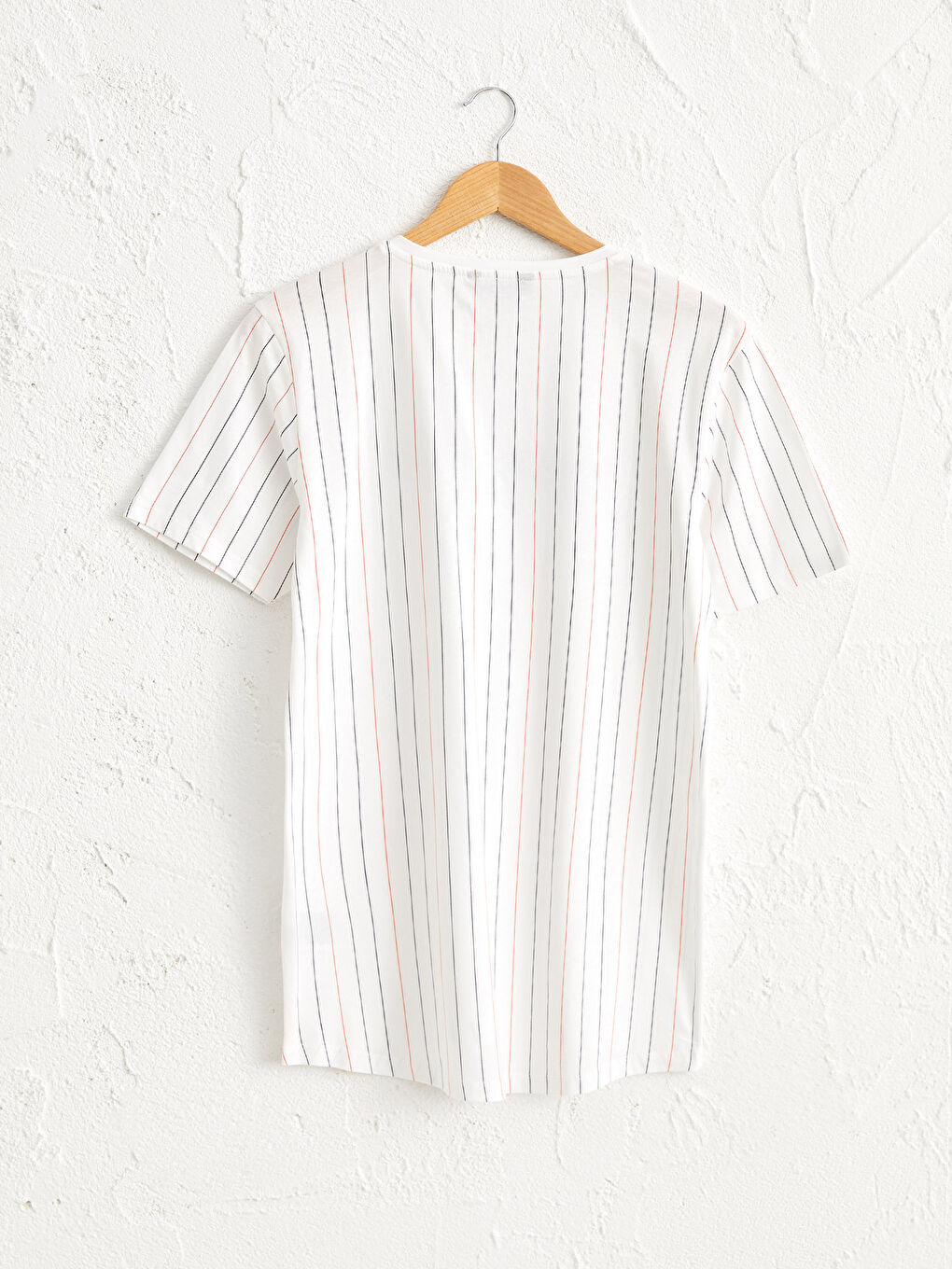 Футболка Мужская с Круглым Вырезом, Коротким Рукавом, С Принтом, Из Гребенного Хлопка-1