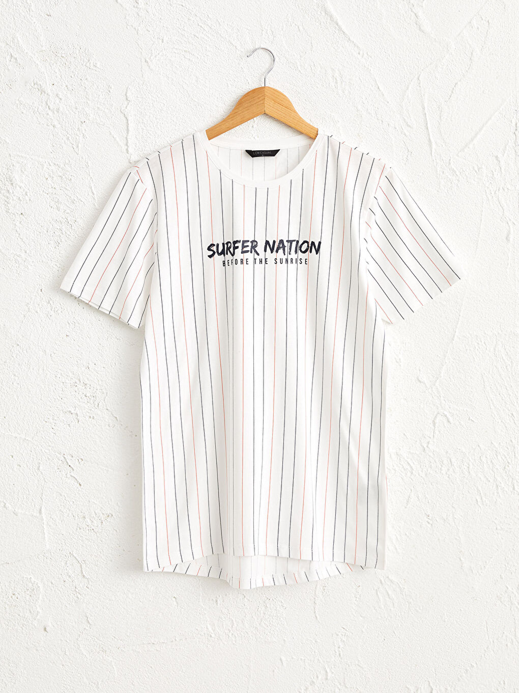 Футболка Мужская с Круглым Вырезом, Коротким Рукавом, С Принтом, Из Гребенного Хлопка