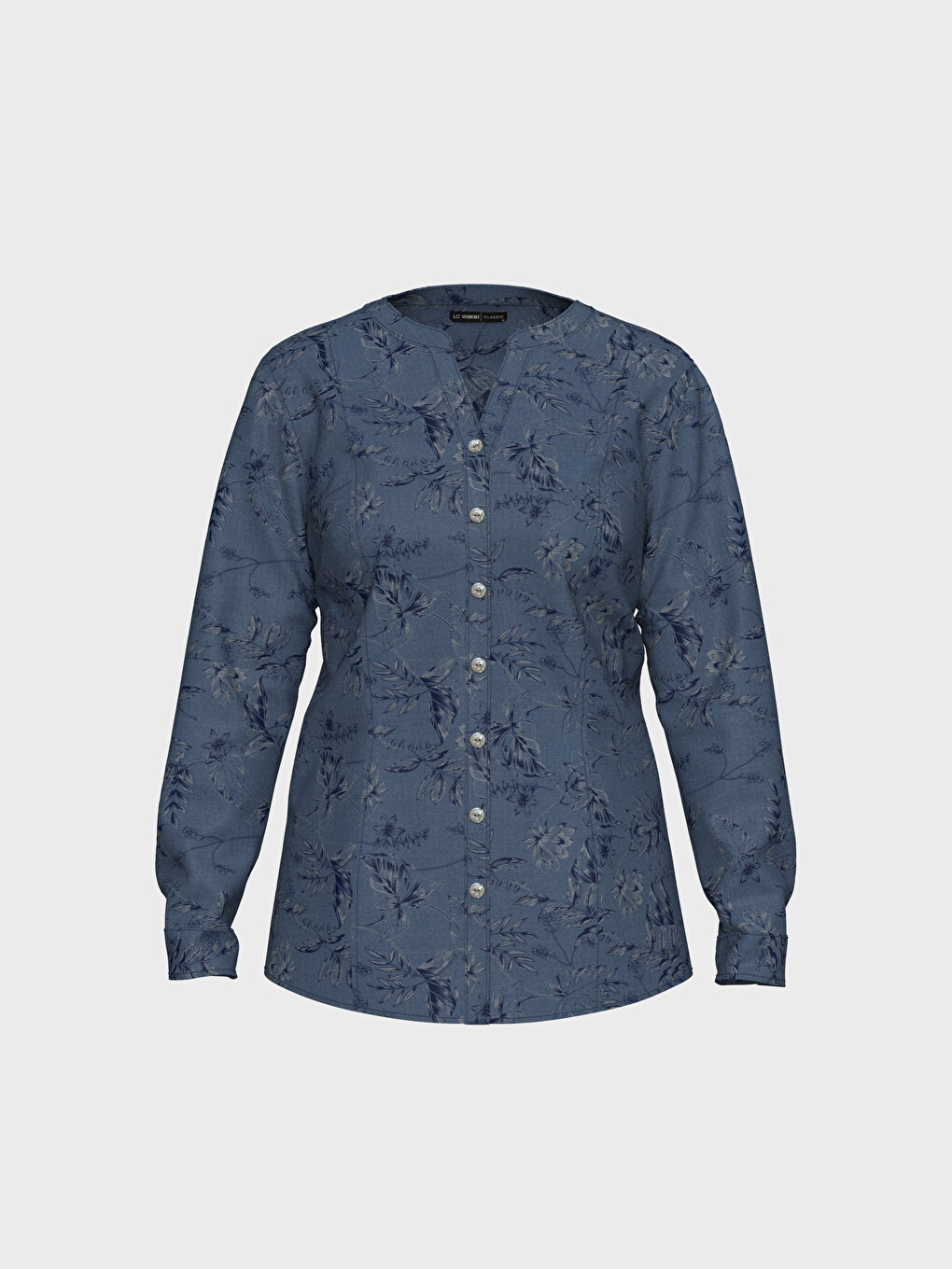Figured Poplin Shirt