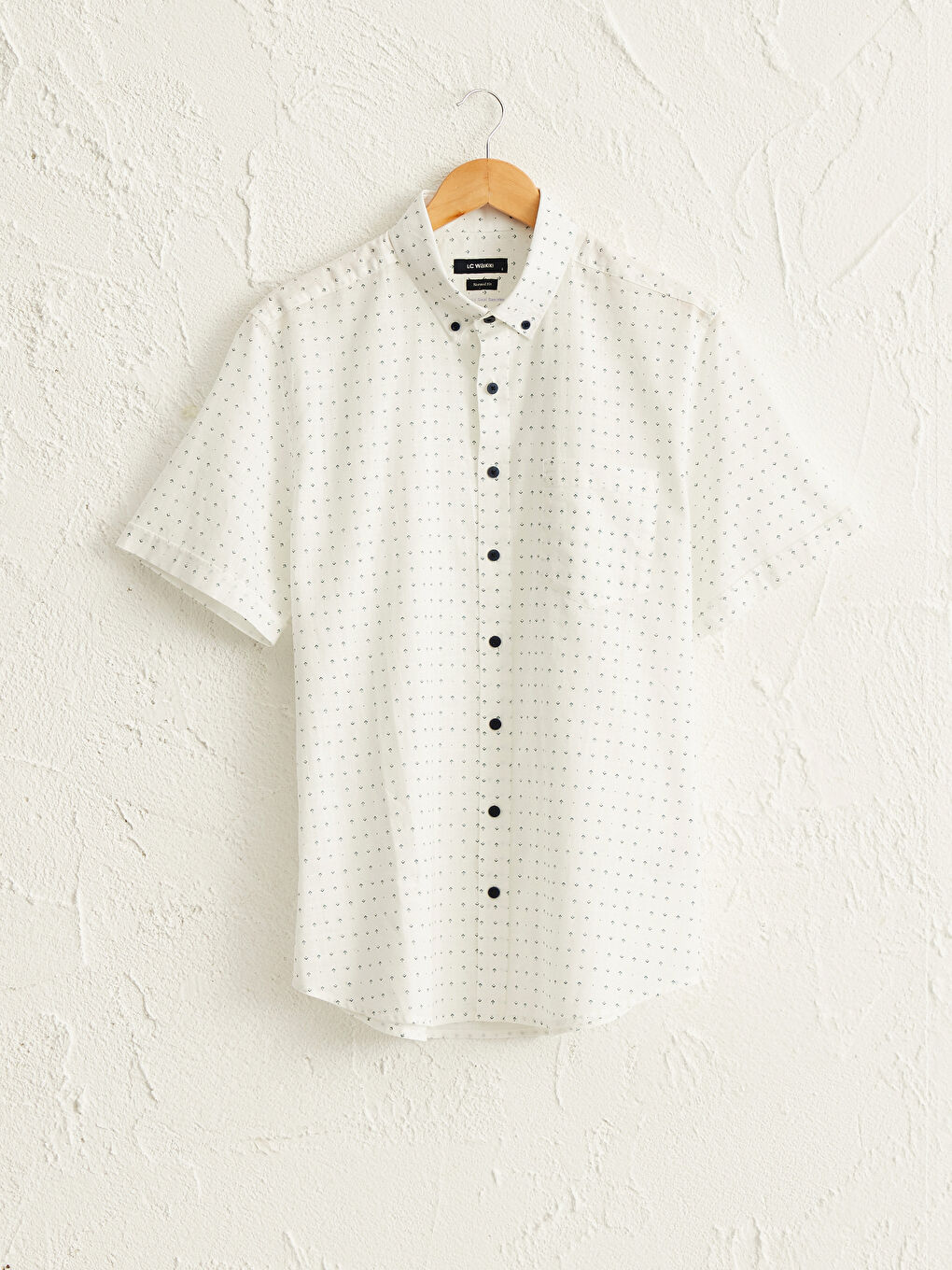 Regular Fit Short Sleeve Poplin Shirt