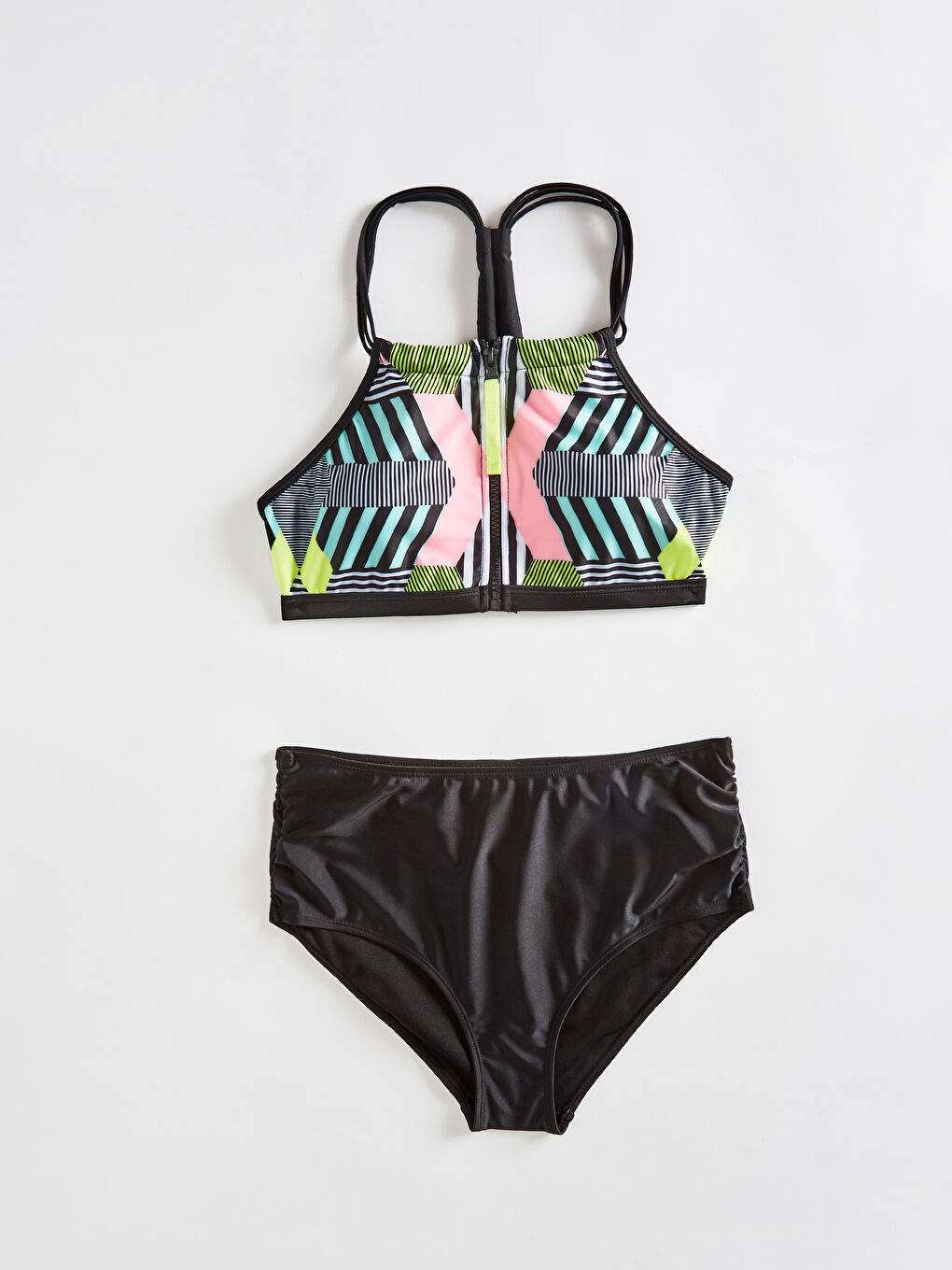 LCW Kids Geometrisch Gemusterte Bikinis Mutter und Tochter Passend -0S8110Z4-LQJ
