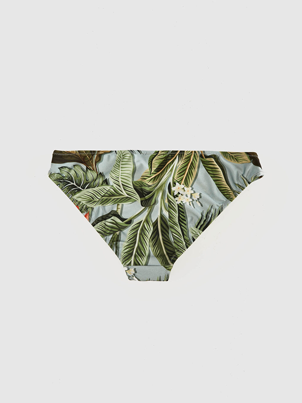 Yeşil Kadın Düz Bikini Alt-1