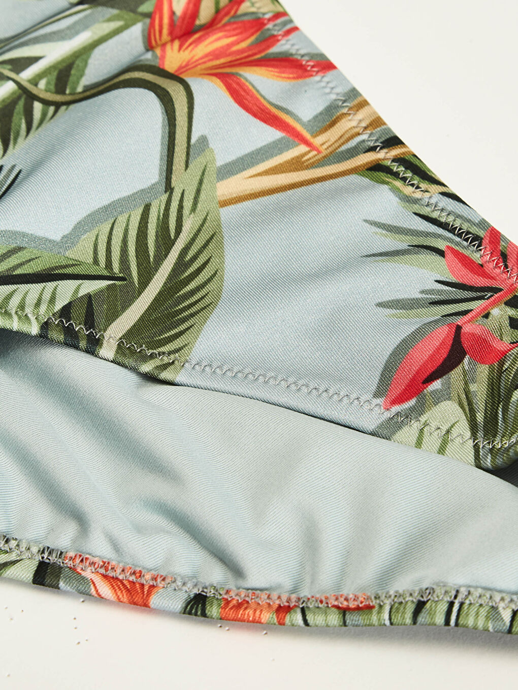 Yeşil Kadın Düz Bikini Alt-2