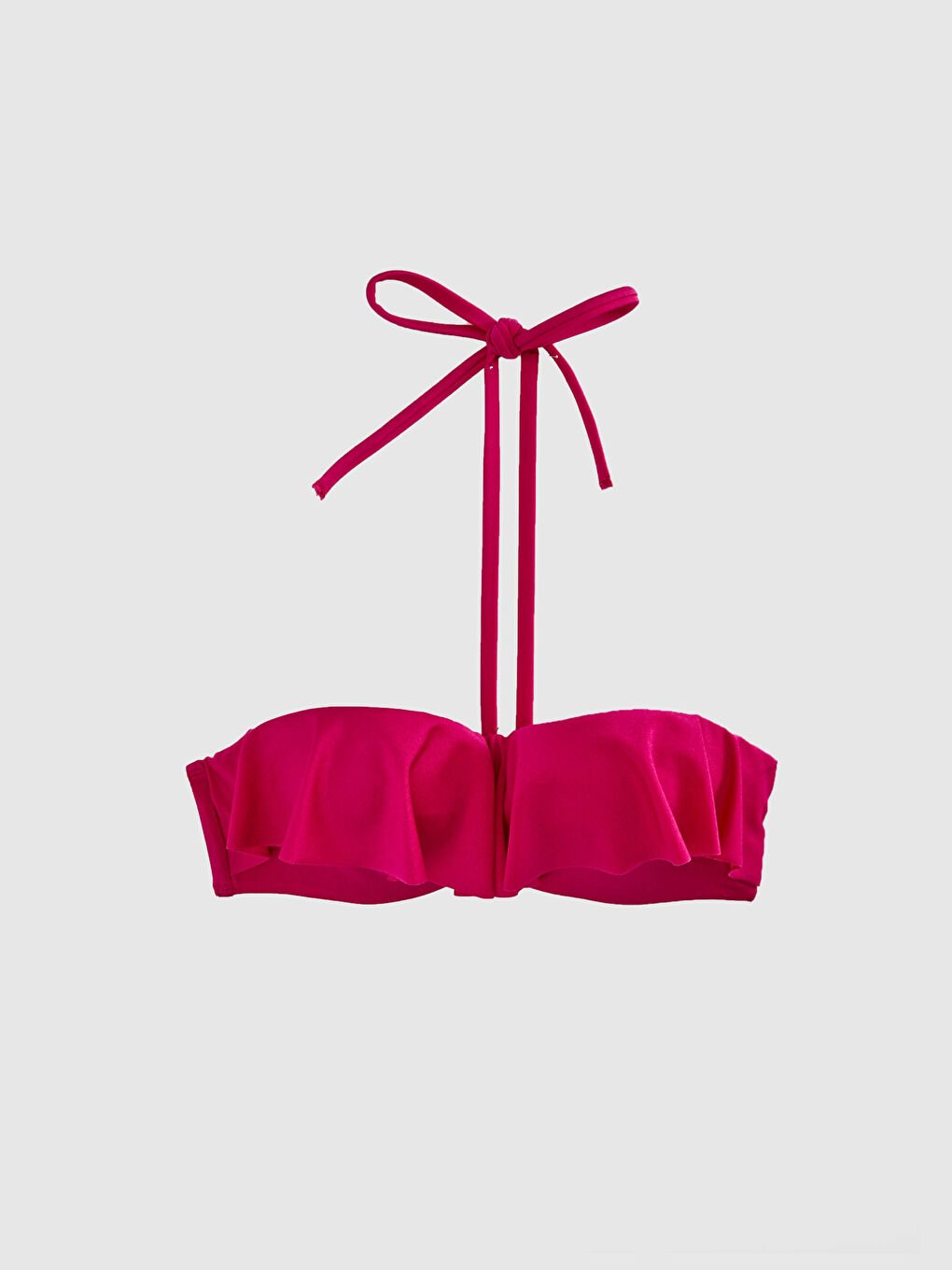 Өрнекті иықсыз бикини үсті