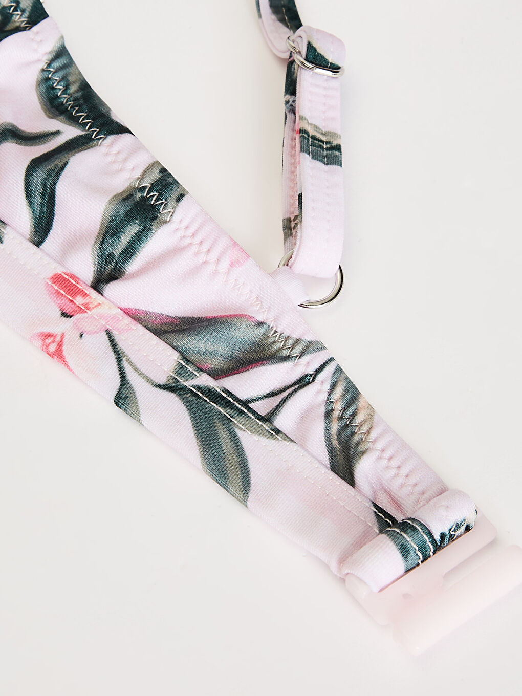 Женский верх бикини с оборками-1