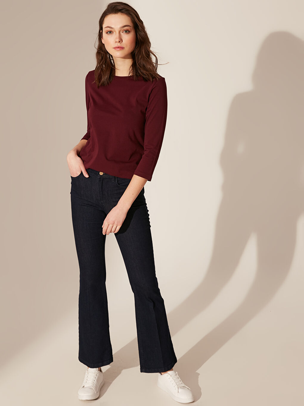 Woman BORDEAUX T-Shirt-3