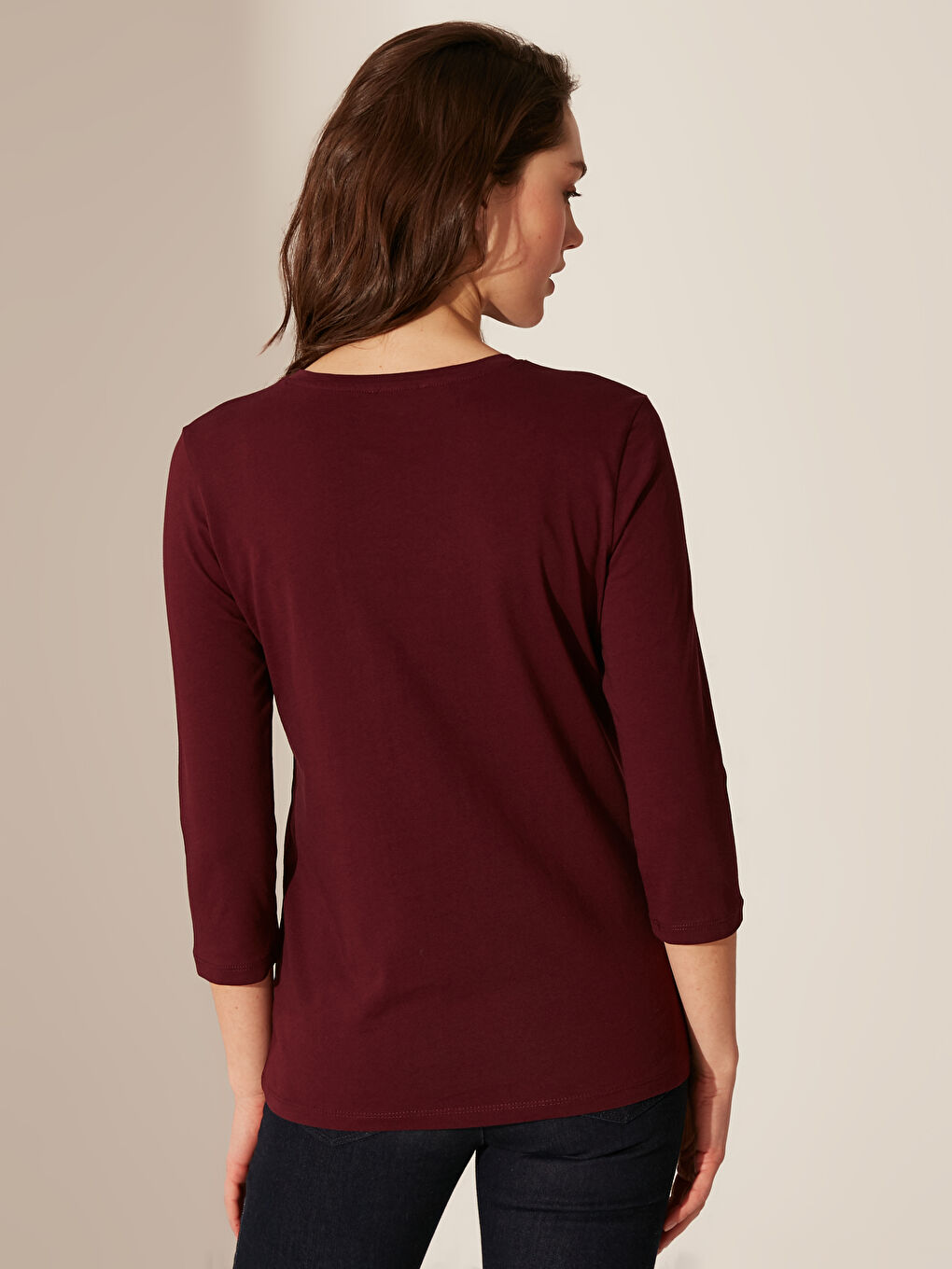 Woman BORDEAUX T-Shirt-4