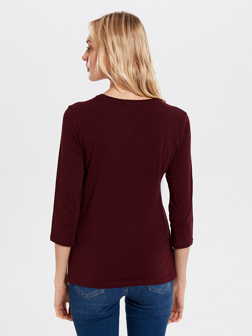 Woman BORDEAUX T-Shirt-6