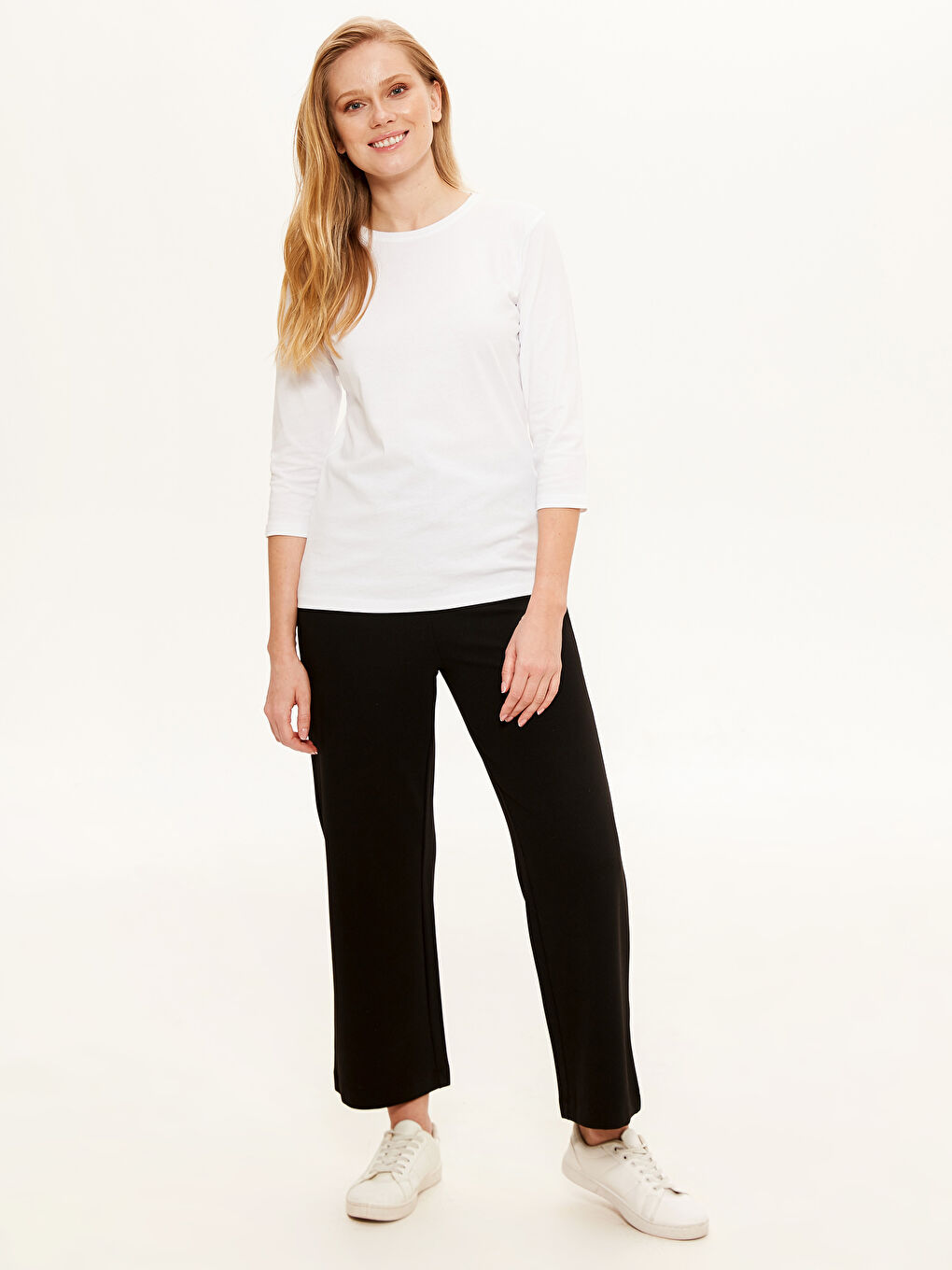 Optik Beyaz Tişört-1