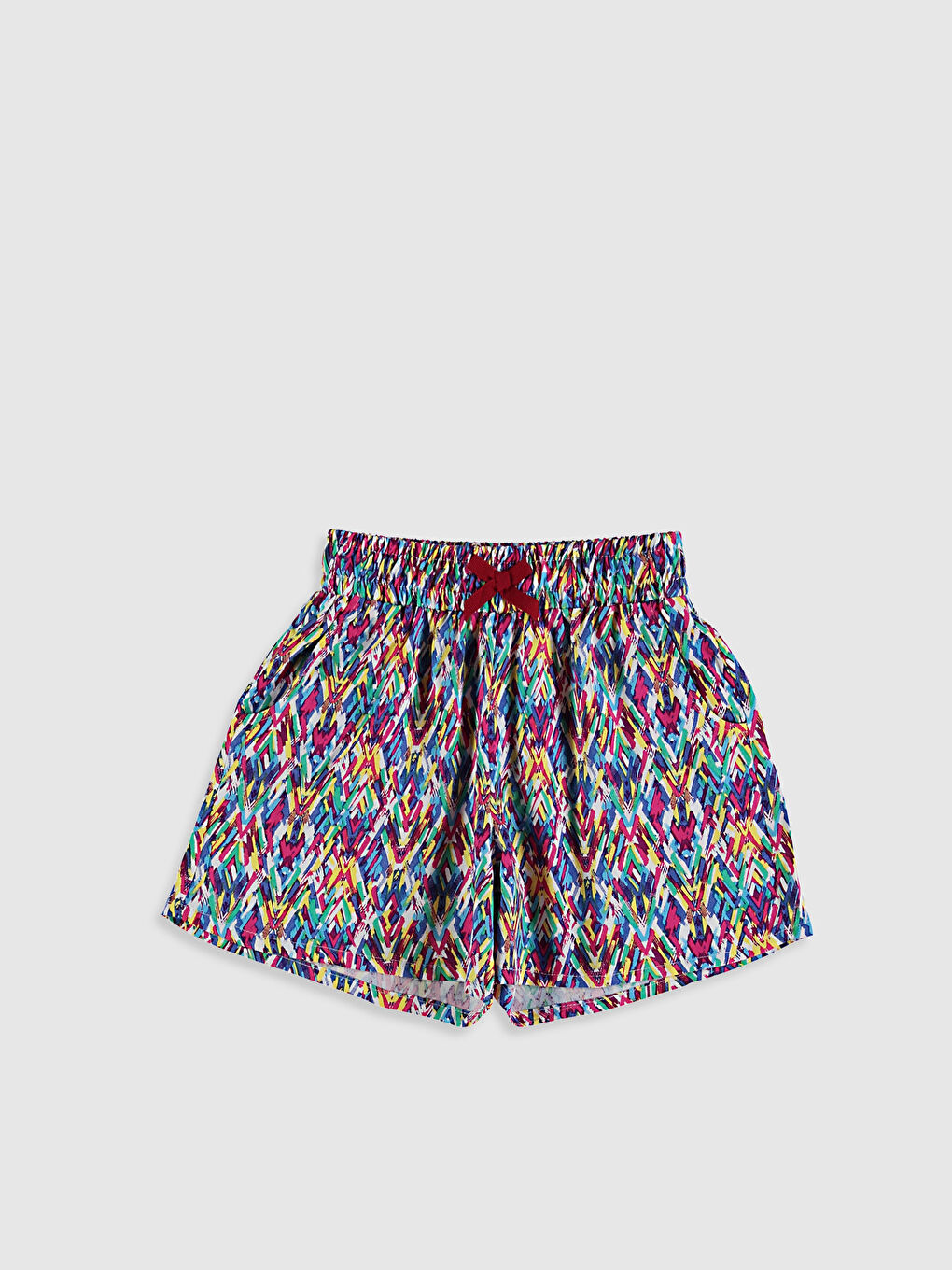 Girl's Figured Viscose Shorts