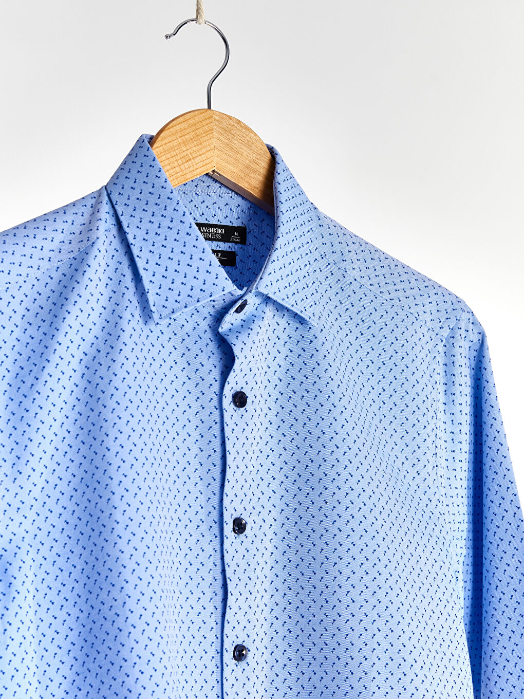 Mavi Oxford Erkek Gömlek-2