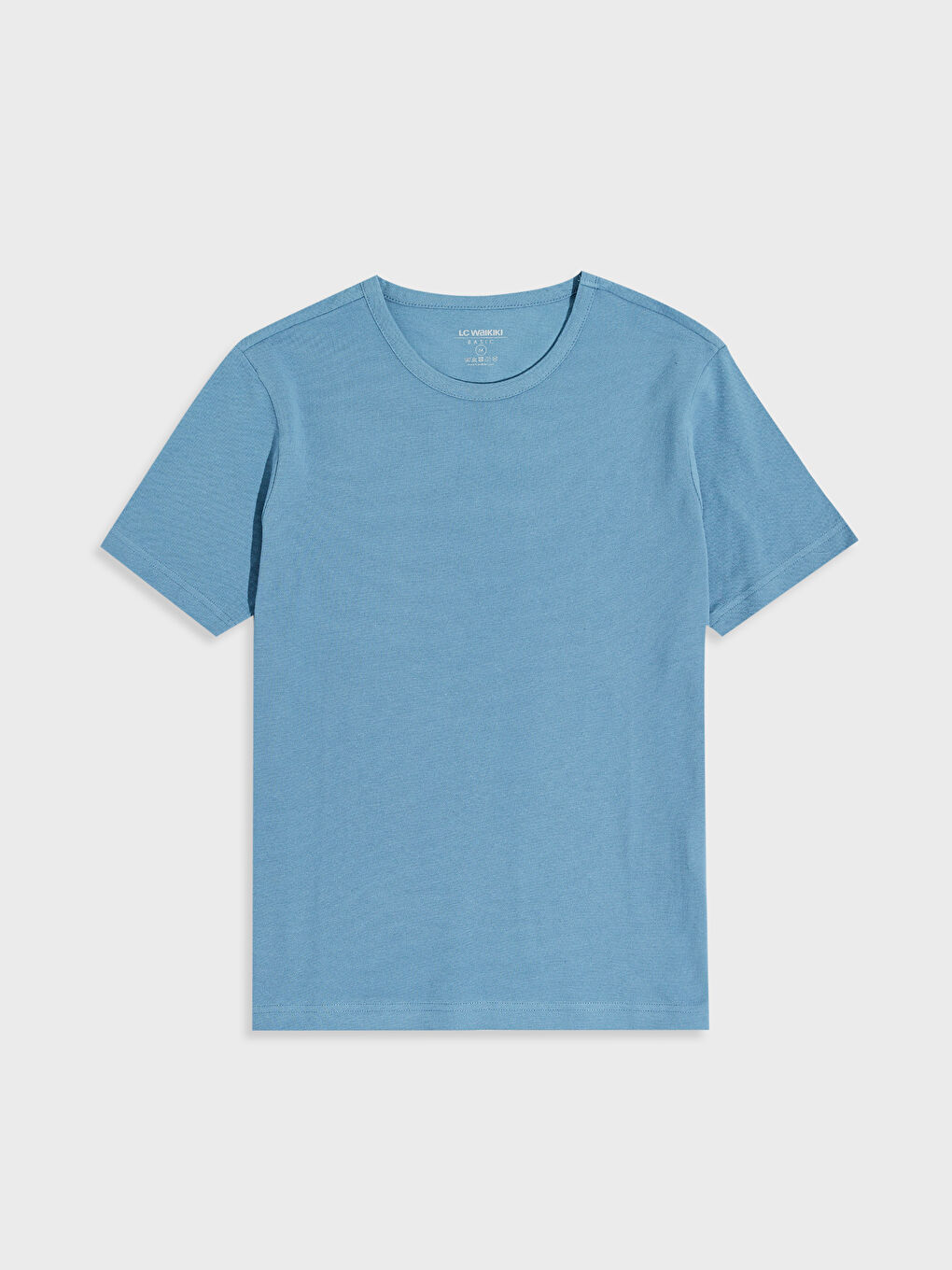 Crew Neck Short Sleeve Basic T-Shirt