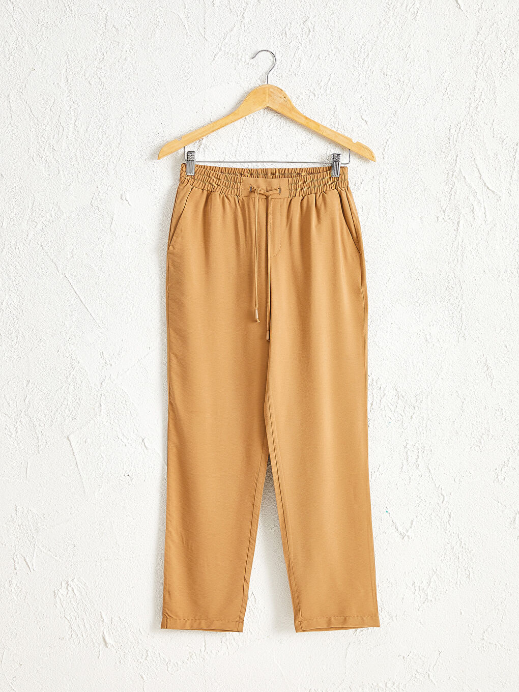 Elastic Waist Ankle Length Harem Trousers