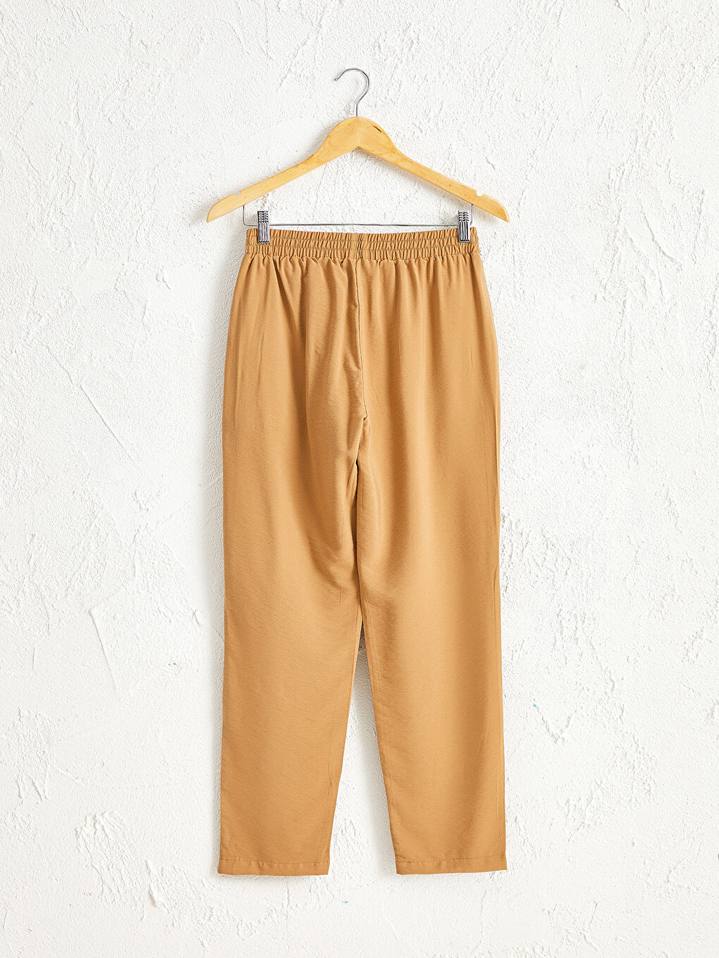 Elastic Waist Ankle Length Harem Trousers-1