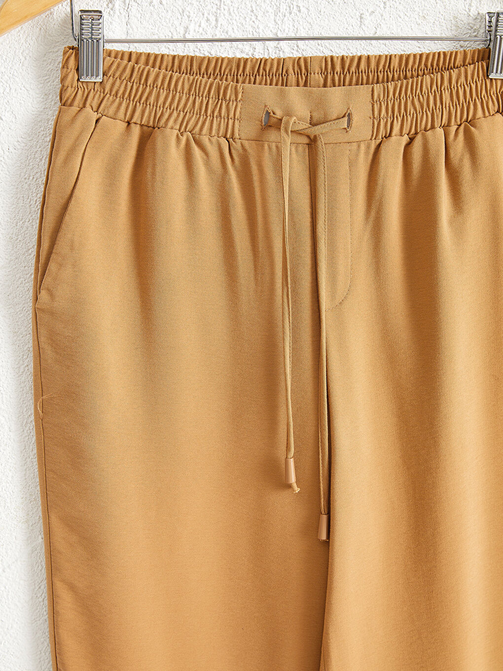 Elastic Waist Ankle Length Harem Trousers-2