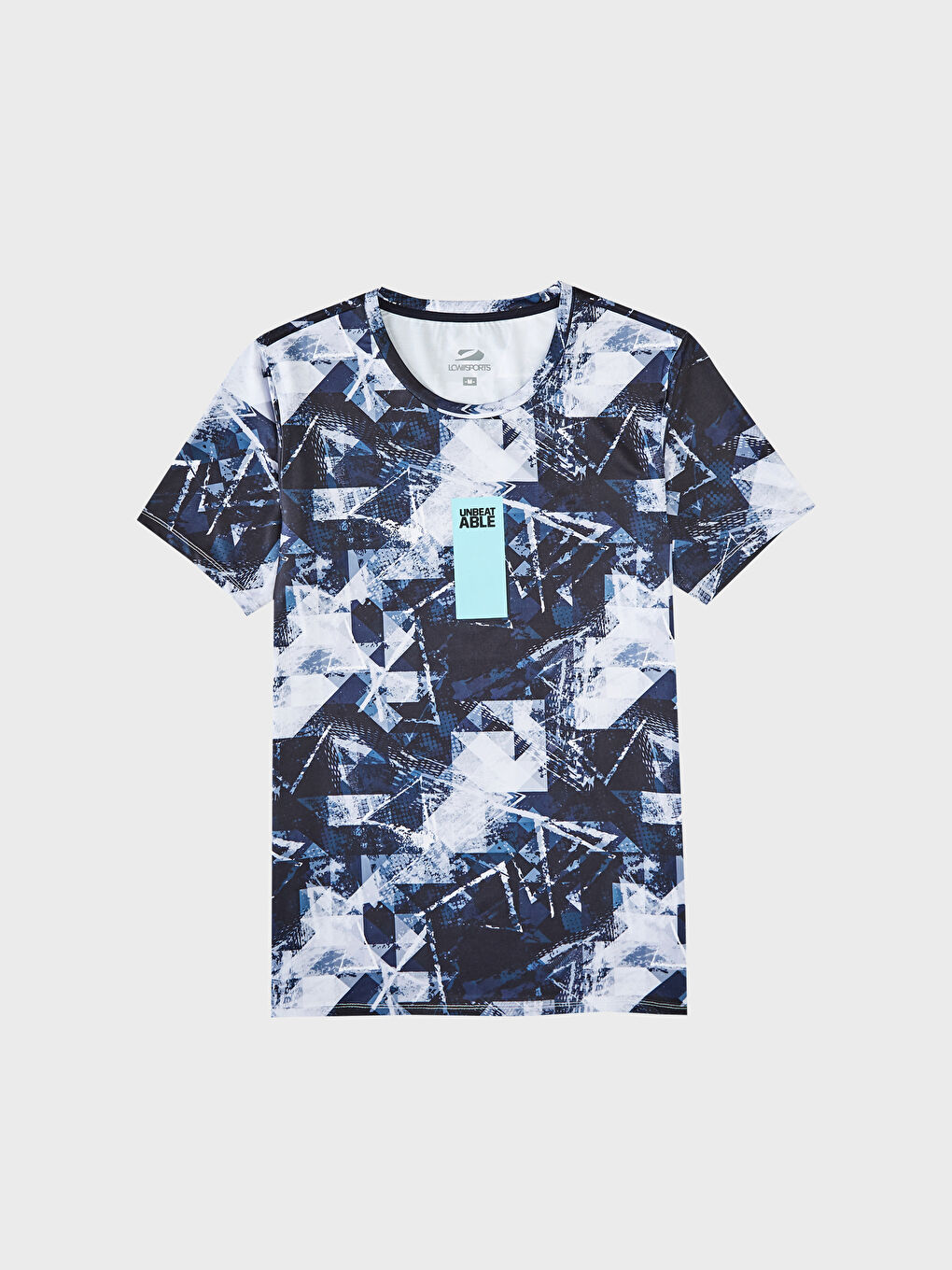 Lacivert Penye Erkek Tişört-1