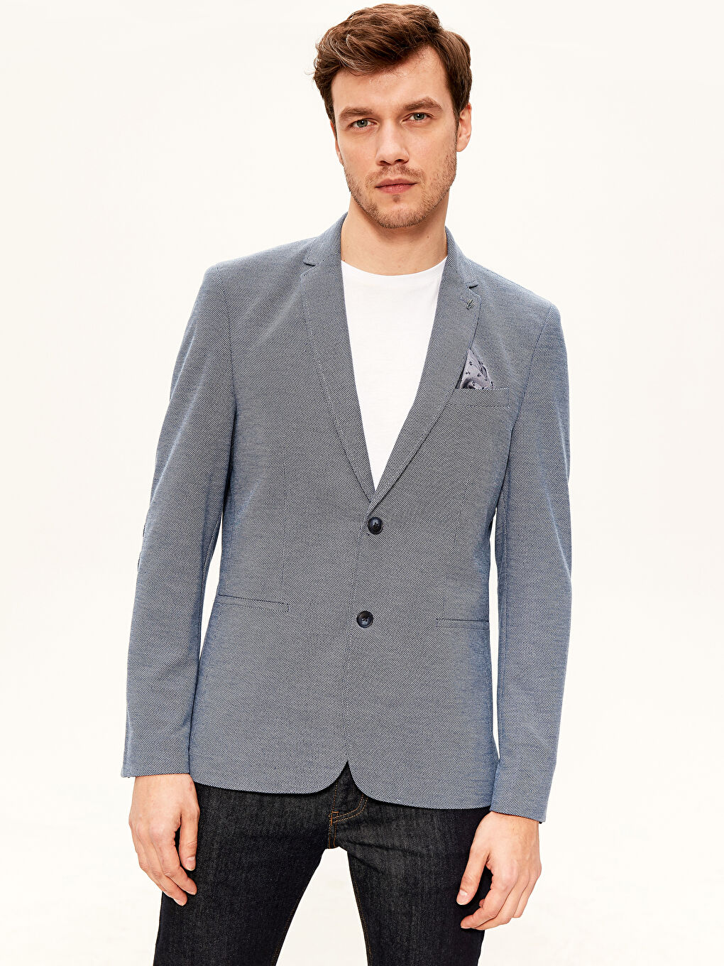 Блейзер слим для мужское-1