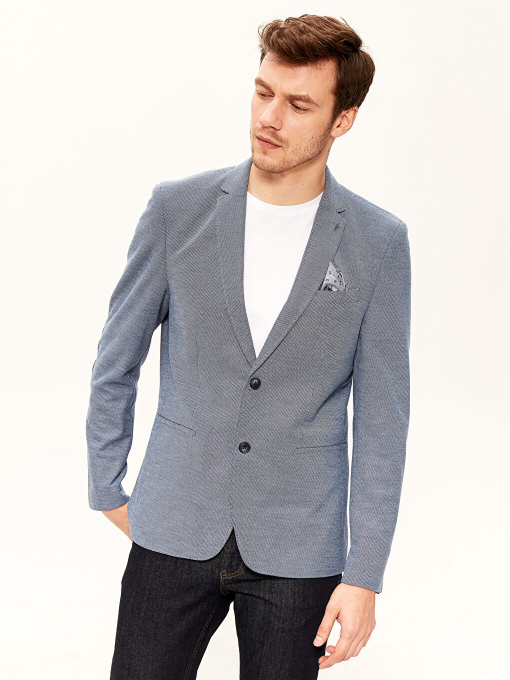 Блейзер слим для мужское-2