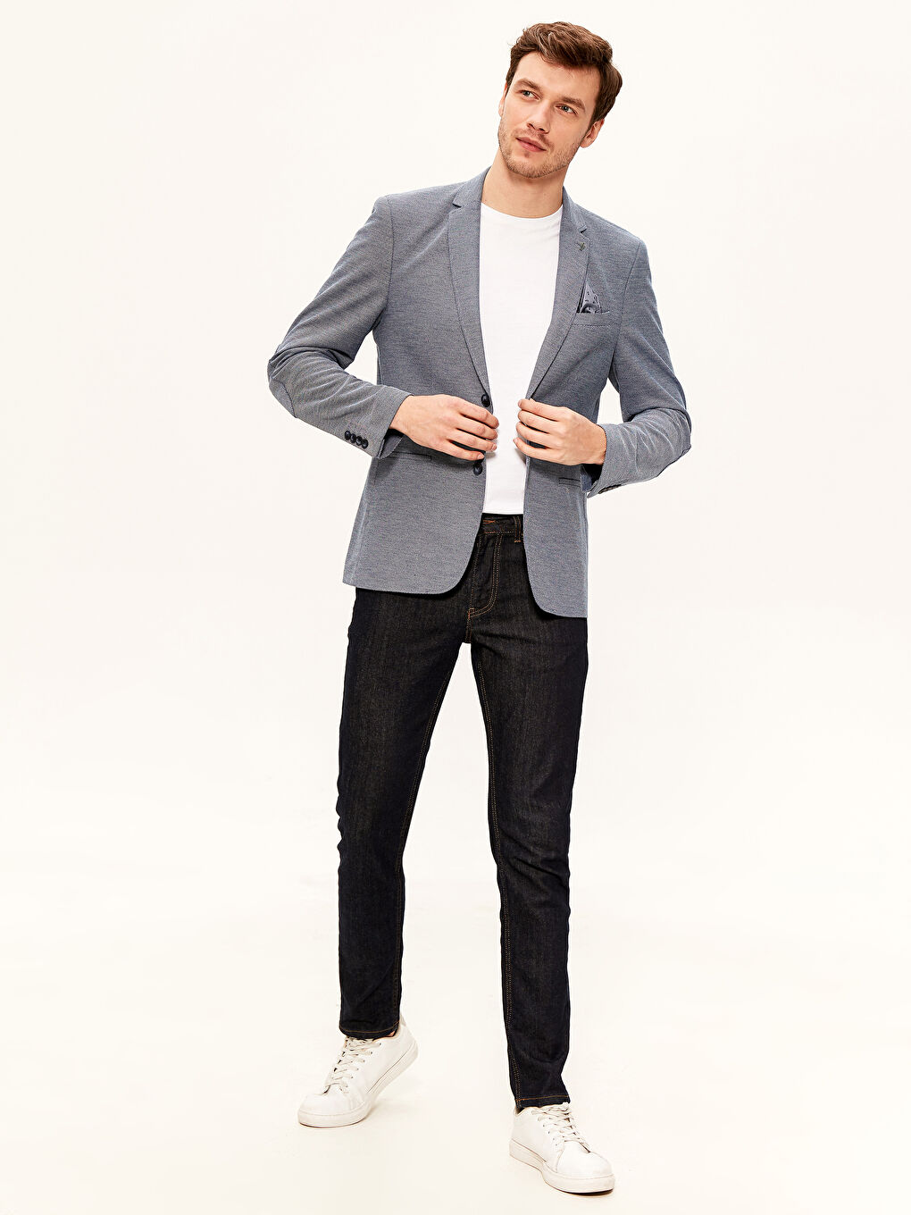 Блейзер слим для мужское-4