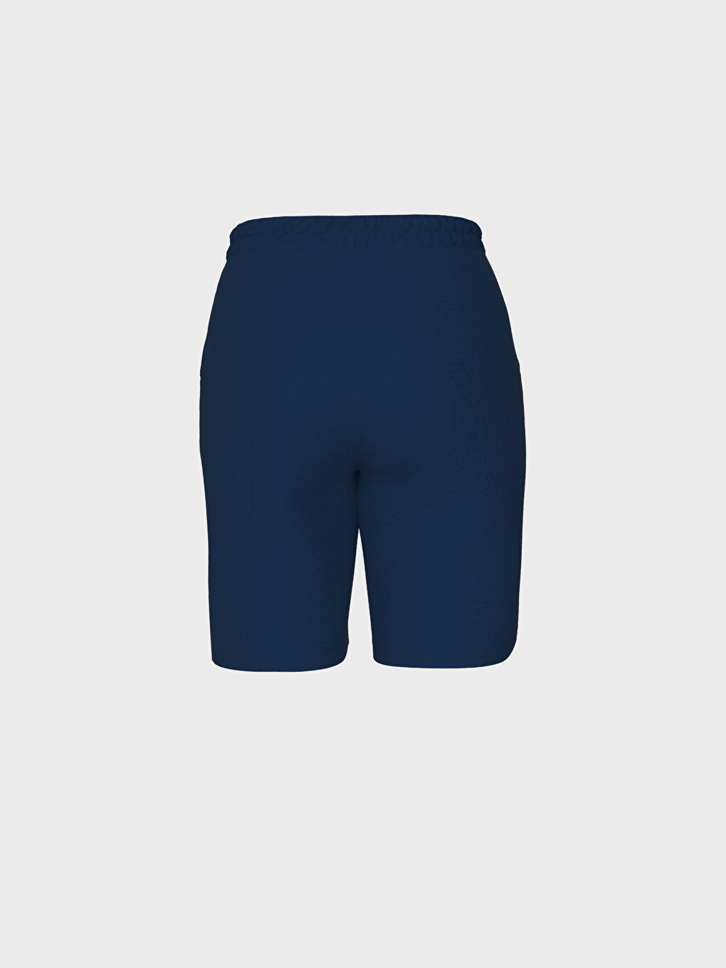 Elastic Waist Cotton Bermuda   Shorts-3