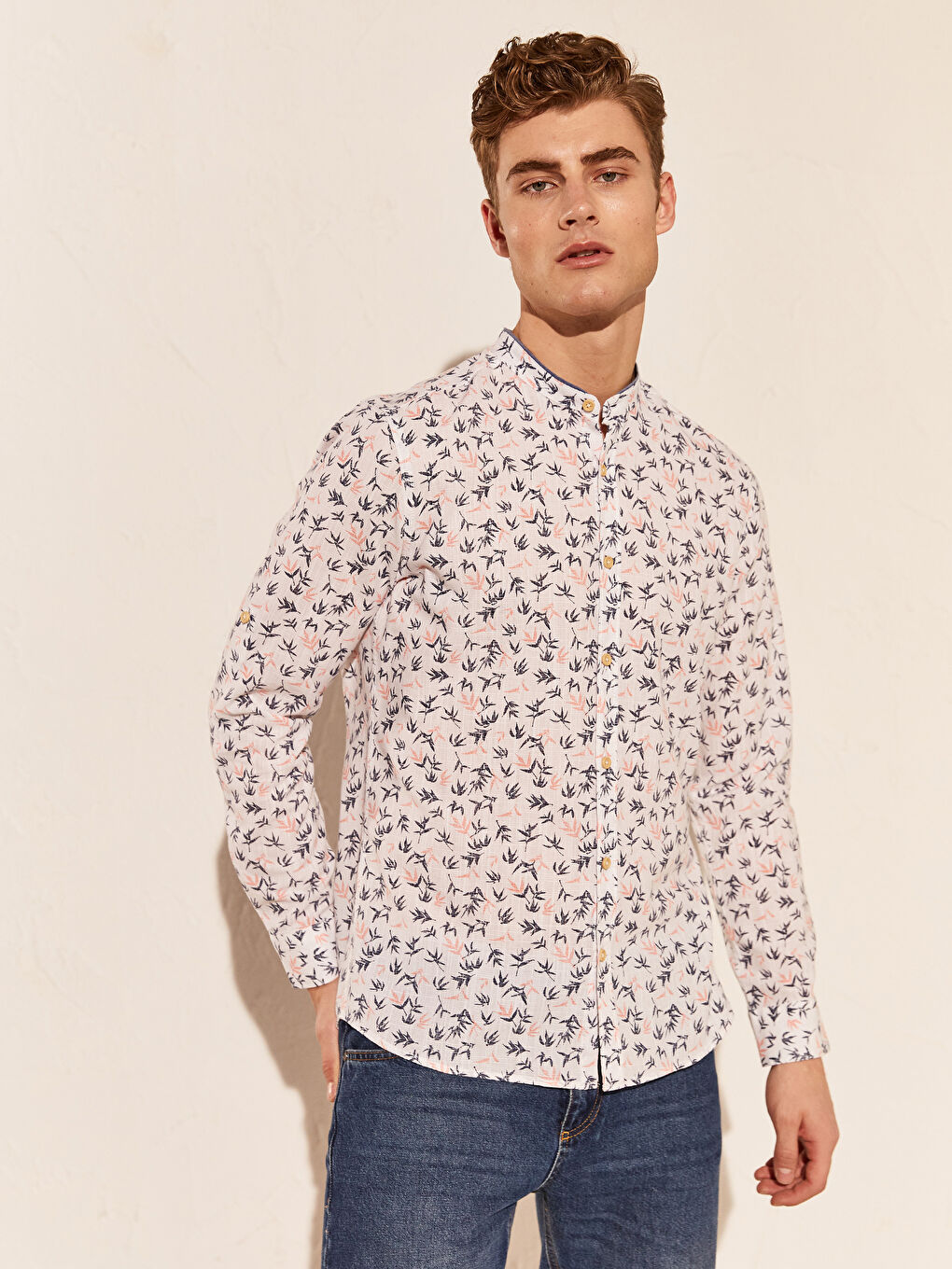 Beyaz Ekstra Slim Fit Gömlek Baba Oğul Kombini-1