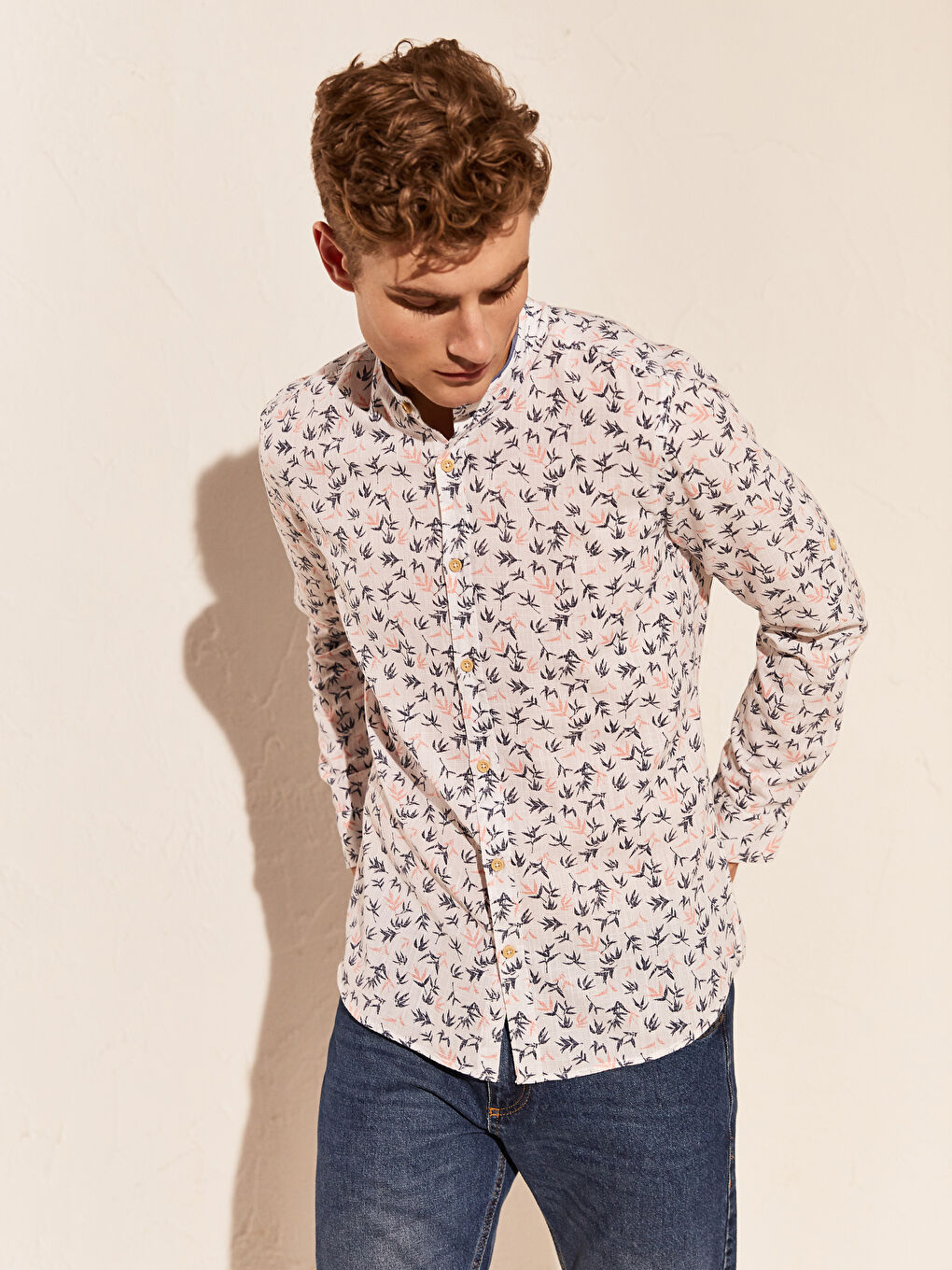 Beyaz Ekstra Slim Fit Gömlek Baba Oğul Kombini-3