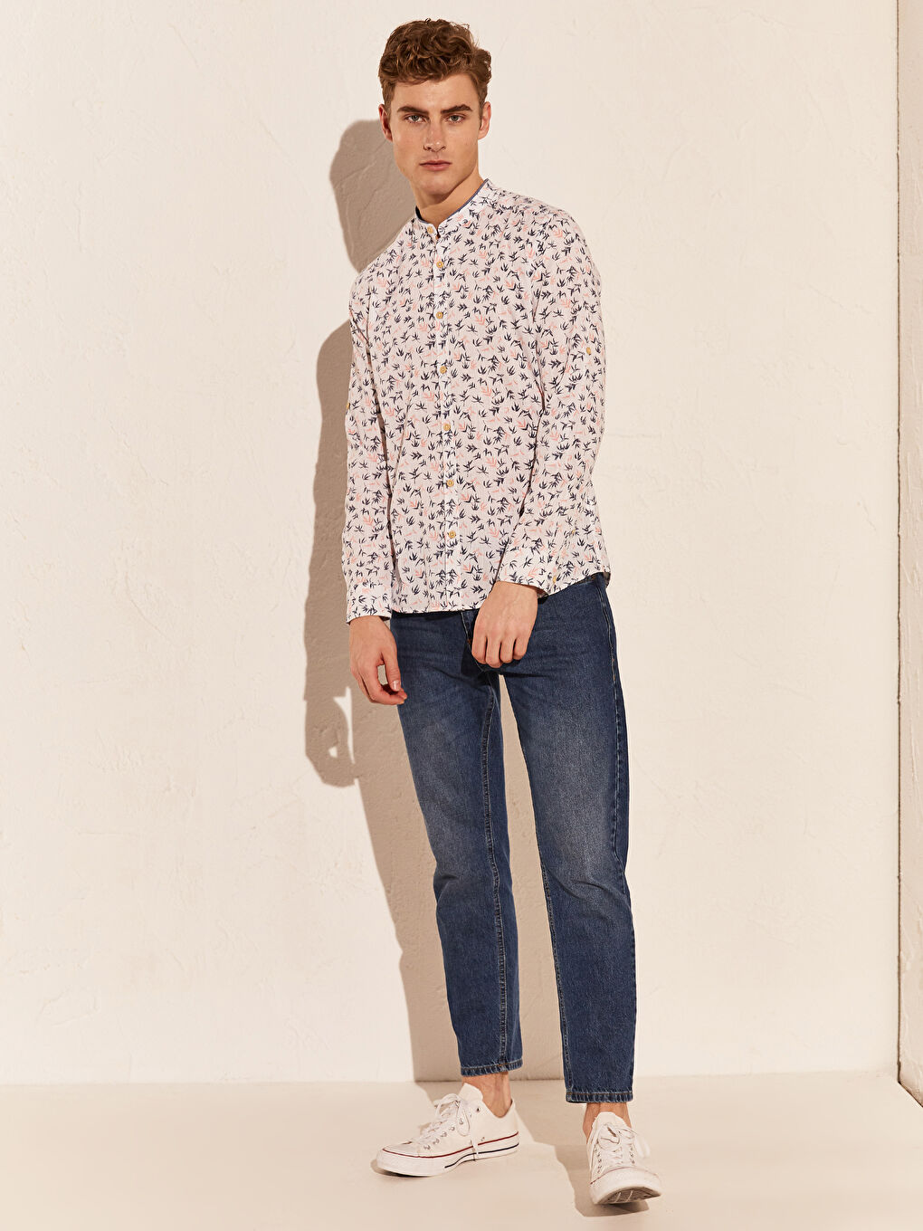 Beyaz Ekstra Slim Fit Gömlek Baba Oğul Kombini-5