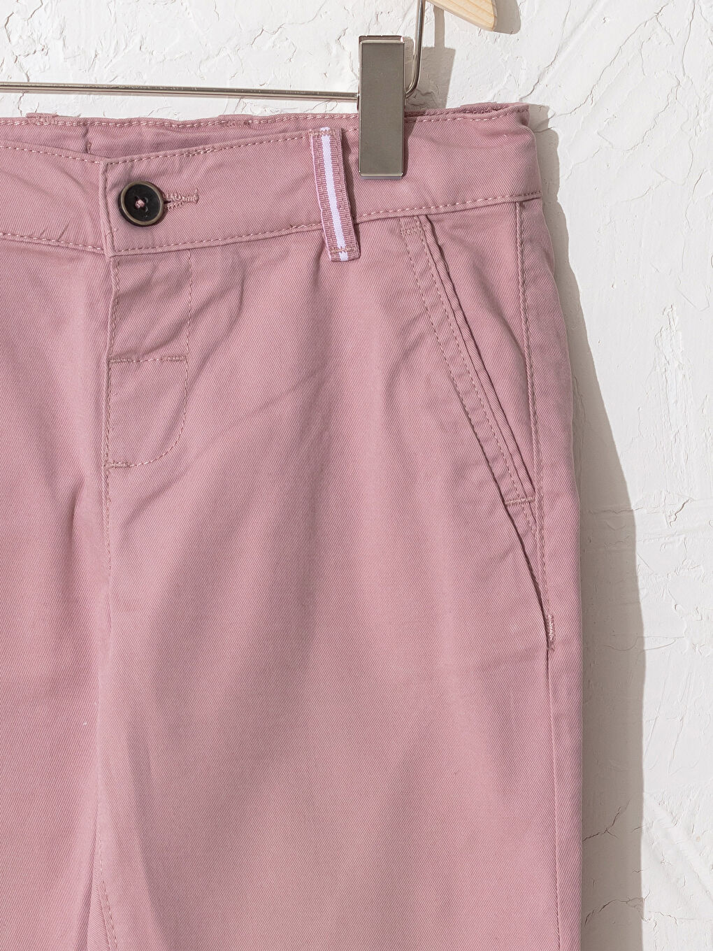 Pembe Erkek Çocuk Chino Pantolon-2