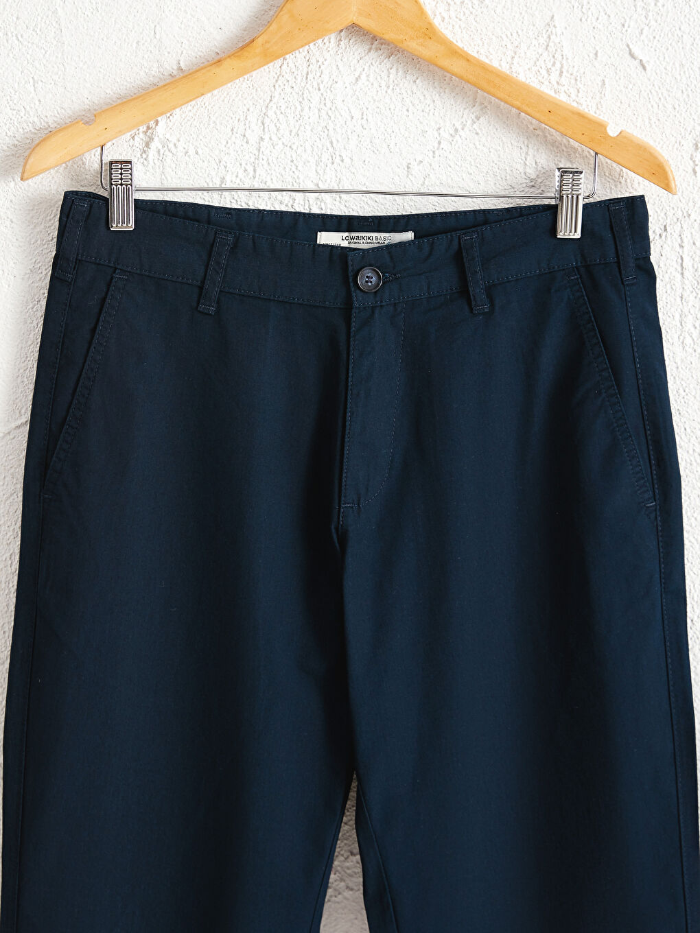 Pantalon Chino Relax Fit en Gabardine pour Hommes-7