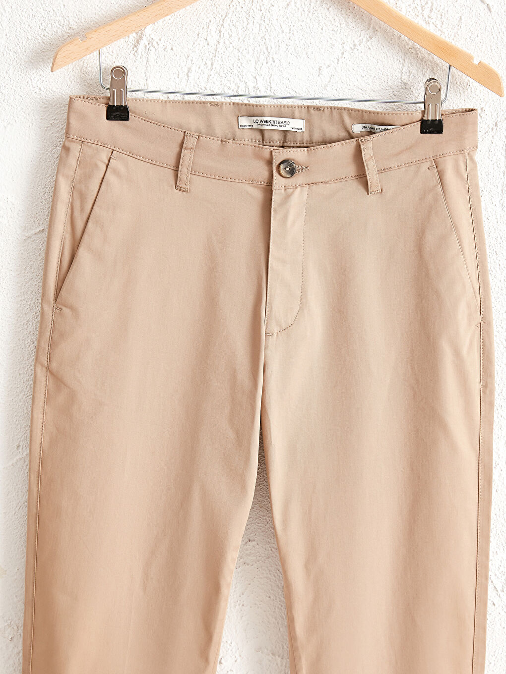 Normal Fit Gabardine Chino Trousers-9
