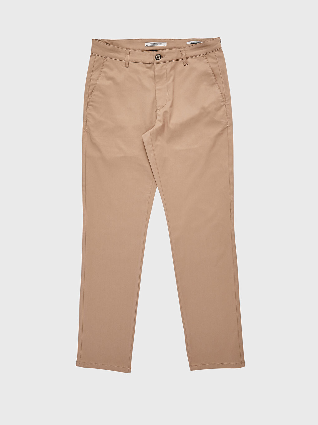 Slim Fit Gabardine Chino Trousers-1
