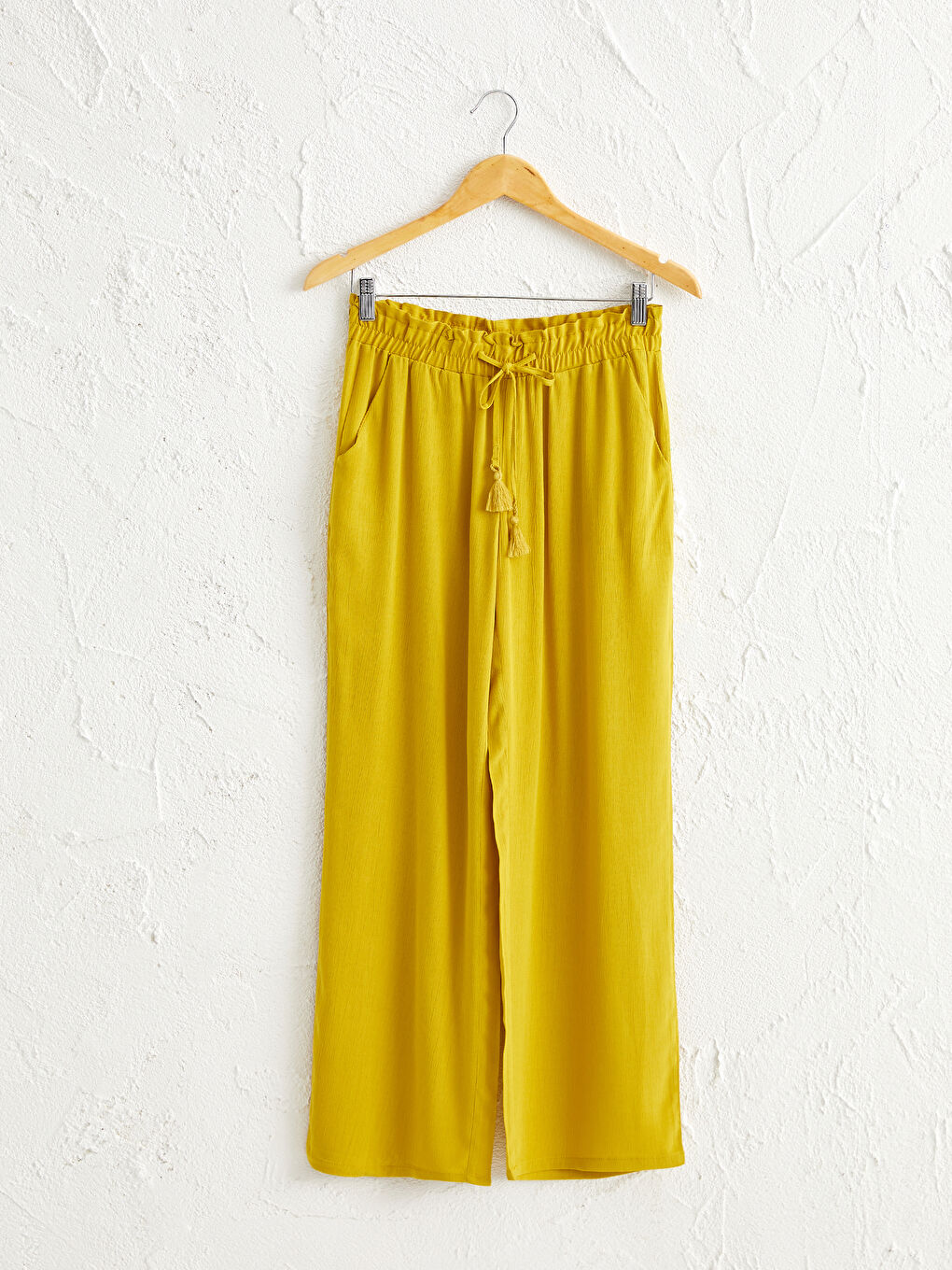 Elastic Waist Palazzo Pants