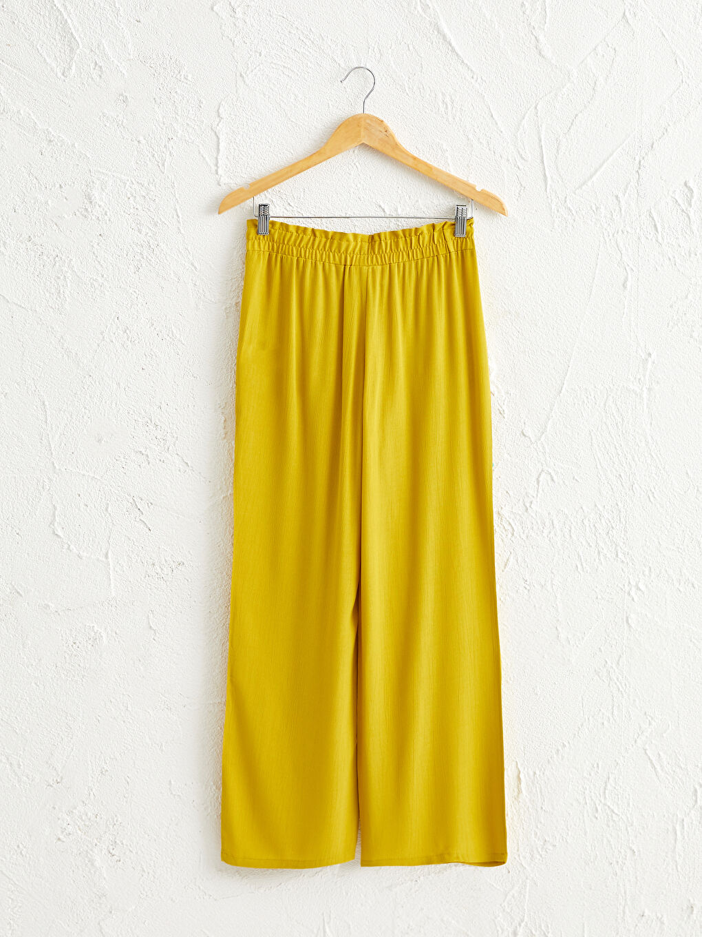 Elastic Waist Palazzo Pants-2