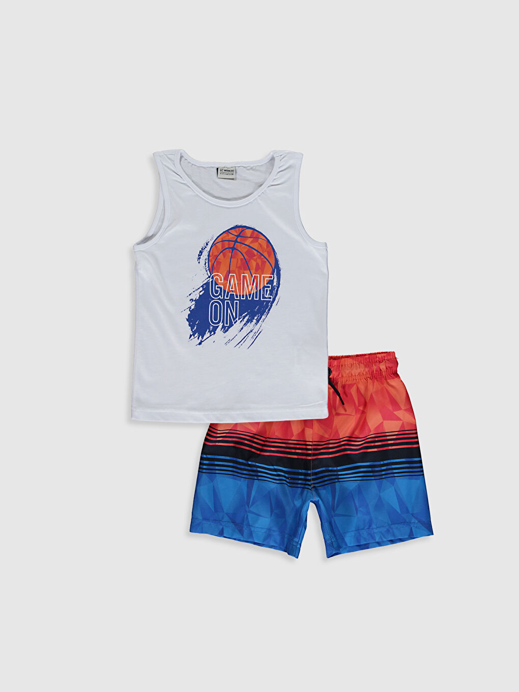 Boy Athlete & Marine Shorts