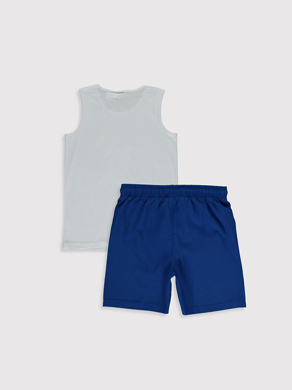 Круглий виріз Реал Мадрид З принтом Хлопчачий Атлет і Морські Шорти-7