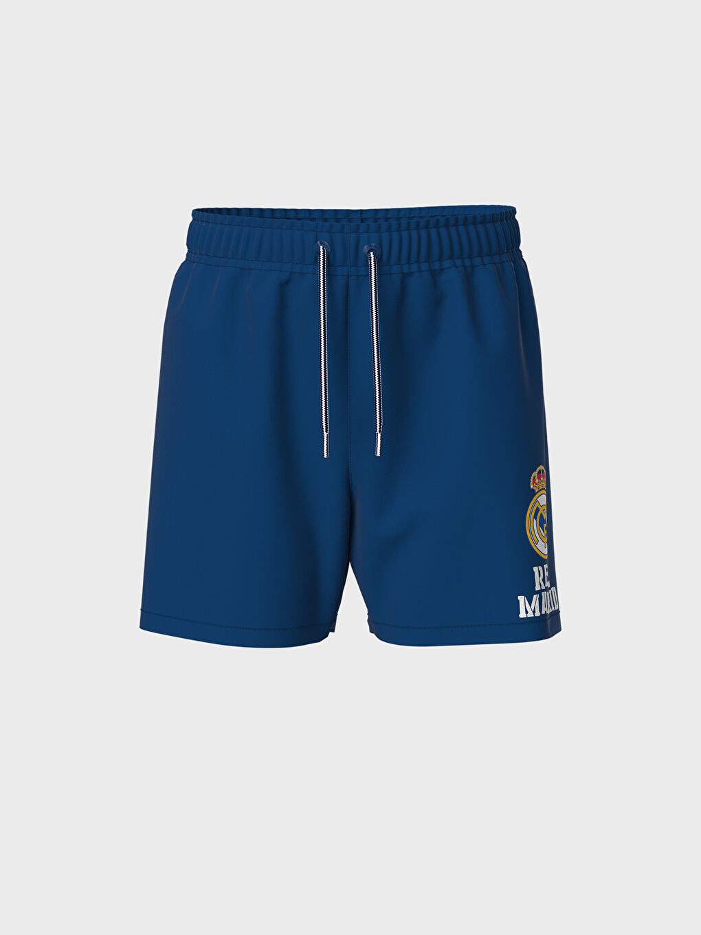 Круглий виріз Реал Мадрид З принтом Хлопчачий Атлет і Морські Шорти-3