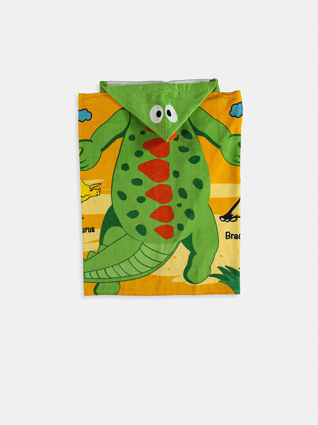 Yeşil Erkek Çocuk Kadife Kaftan-1